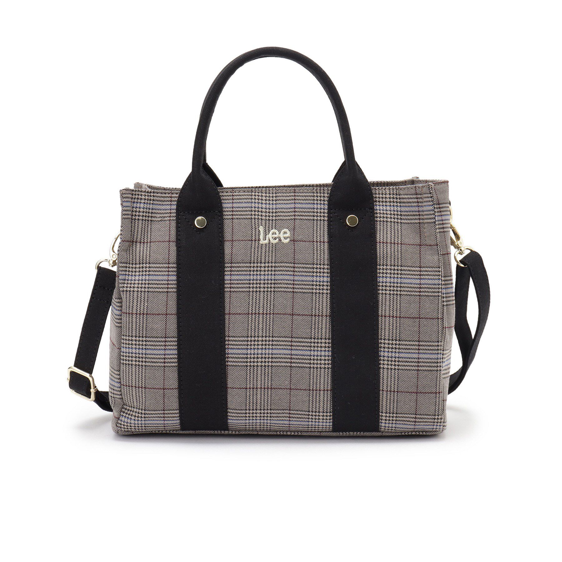 grove「【Lee別注】スクエア2WAYチェックトート」|トートバッグ|