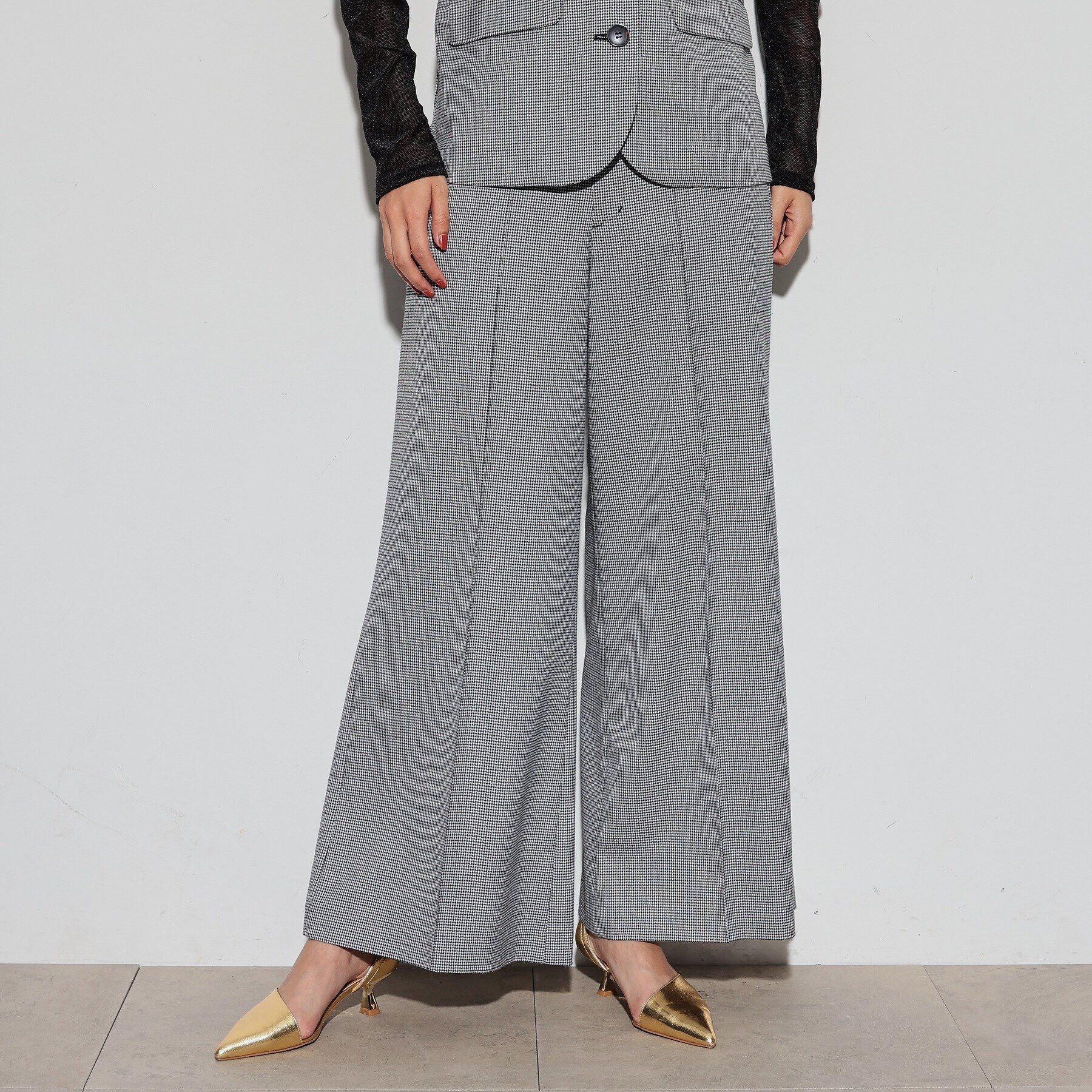 GALLEST「ブロックチェックワイドパンツ」|その他|