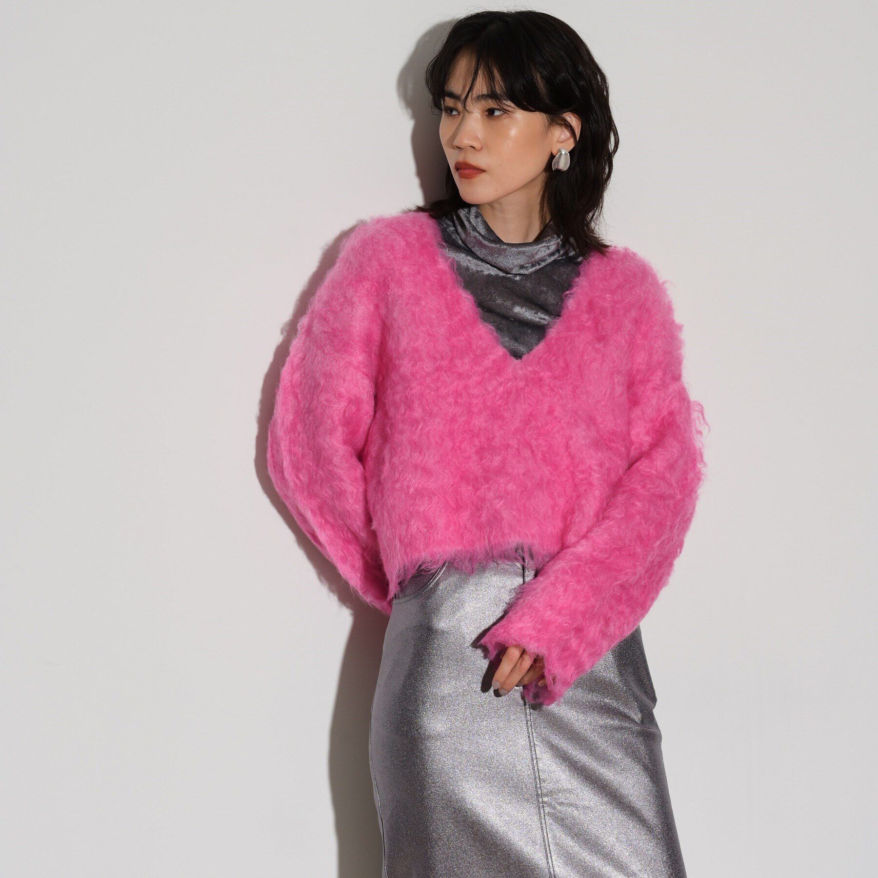 GALLEST「【ラシック＆WEB限定】Vネックシャギーニット」|ニット・セーター|