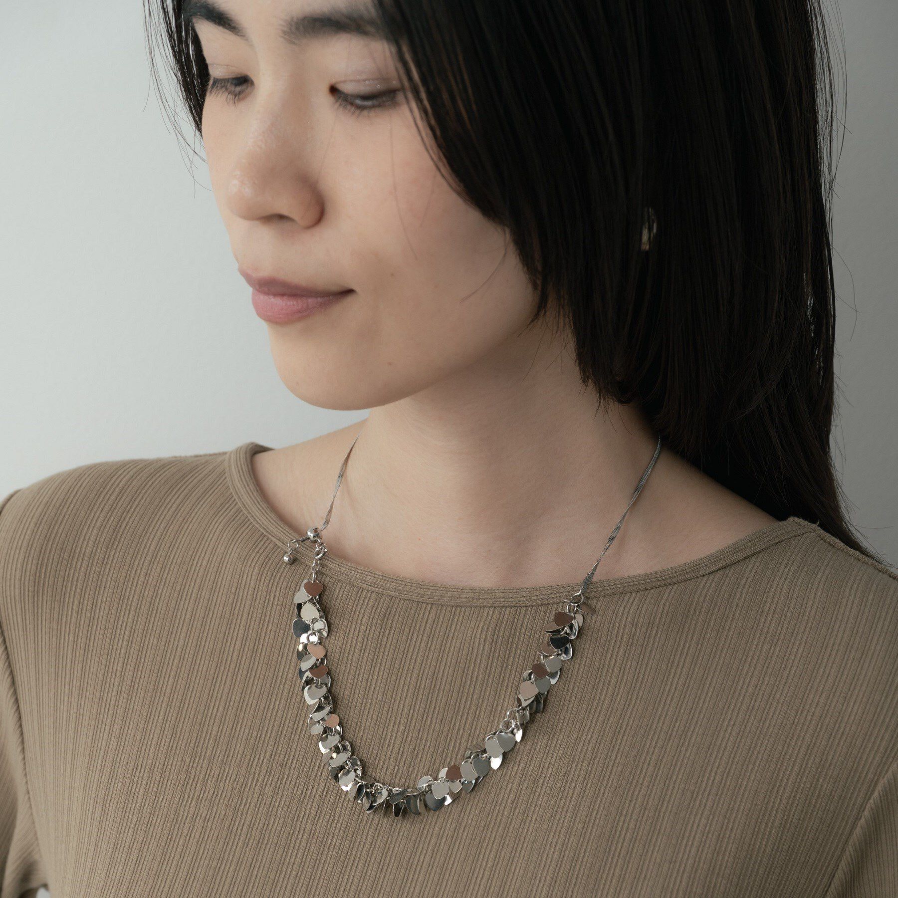 GALLEST「メタリックショートネックレス」|ネックレス|