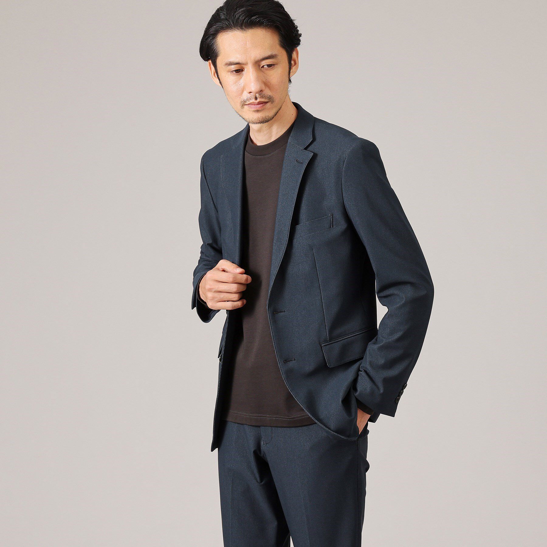 TAKEO KIKUCHI「【360&deg;ストレッチ／セットアップ対応】None Of Stress ジャケット」|テーラードジャケット|
