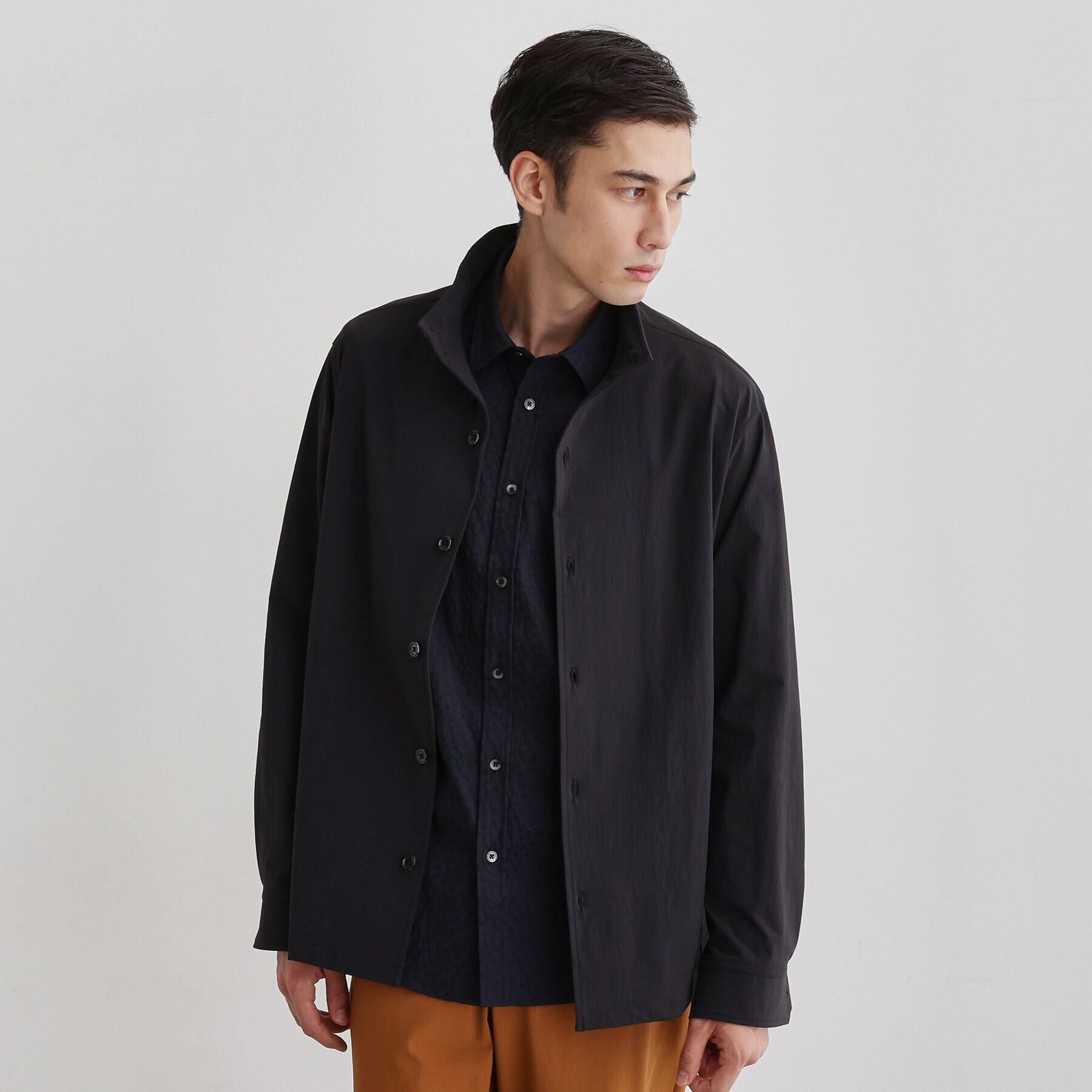 TAKEO KIKUCHI「【3D ナイロン ストレッチ】スタンドカラー シャツブルゾン」|ブルゾン・スタジャン|