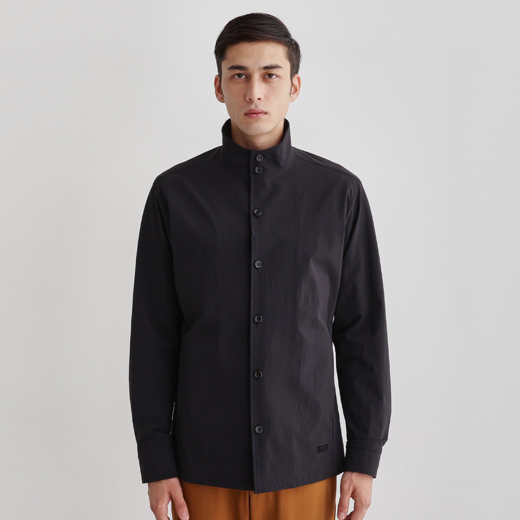 TAKEO KIKUCHI「【3D ナイロン ストレッチ】スタンドカラー シャツブルゾン」|ブルゾン・スタジャン|