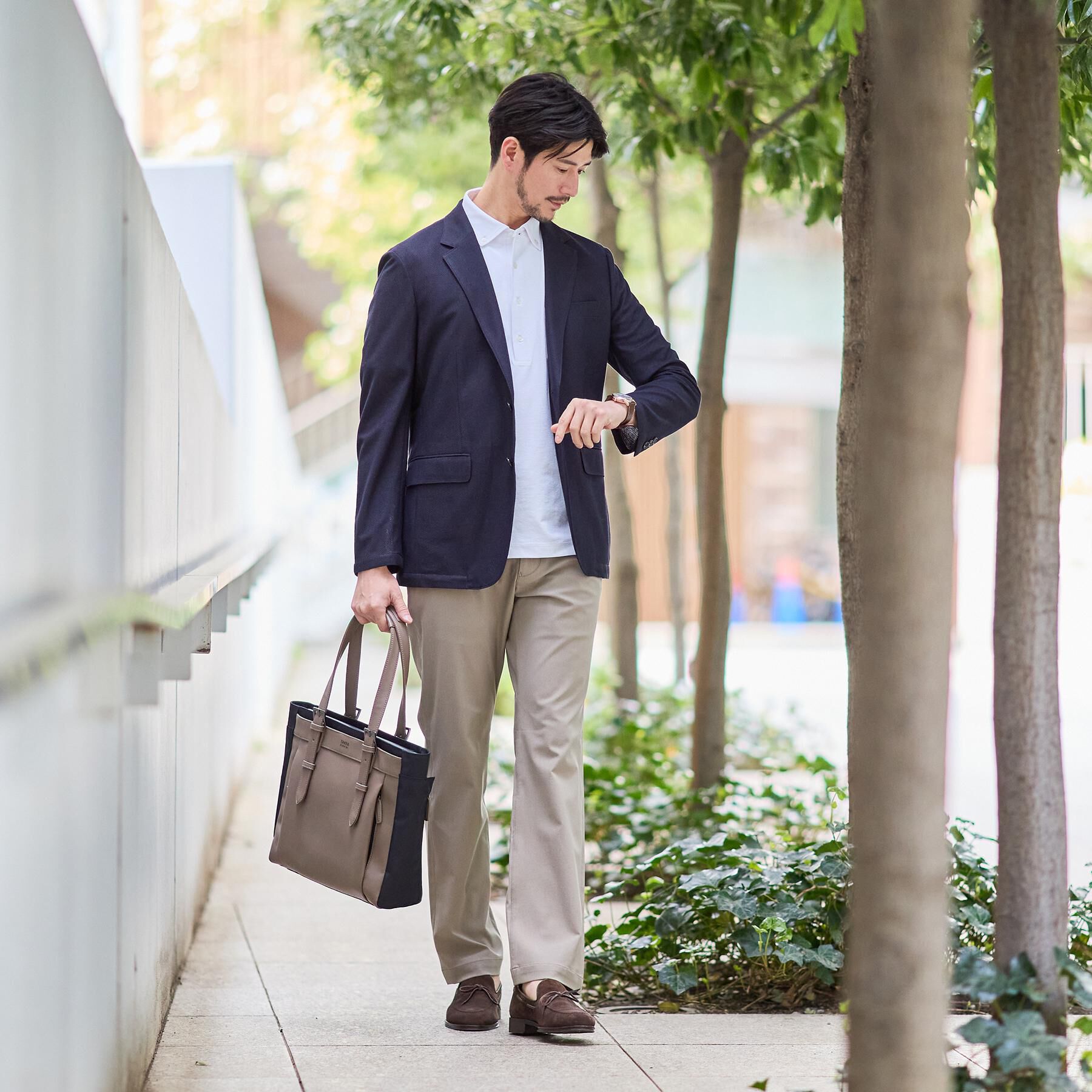 TAKEO KIKUCHI「【Mono Max掲載】CORDLEY（R）スマートブリーフトートバッグ」|トートバッグ|