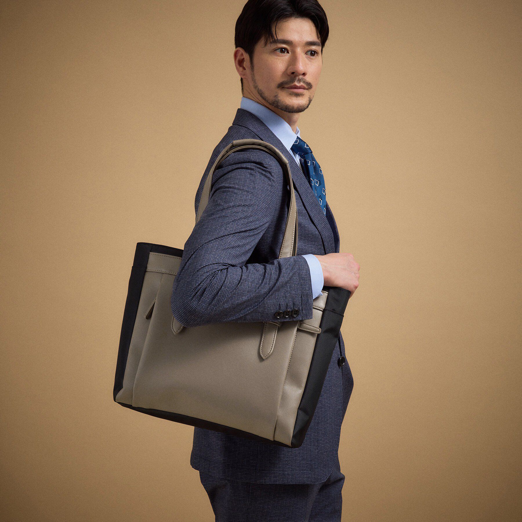 TAKEO KIKUCHI「【Mono Max掲載】CORDLEY（R）スマートブリーフトートバッグ」|トートバッグ|