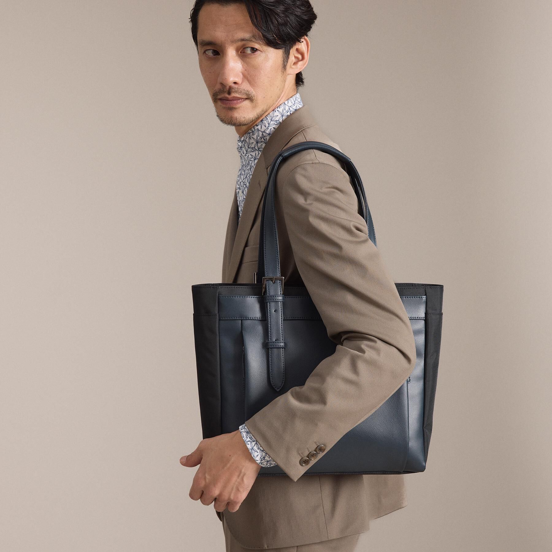 TAKEO KIKUCHI「【Mono Max掲載】CORDLEY（R）スマートブリーフトートバッグ」|トートバッグ|