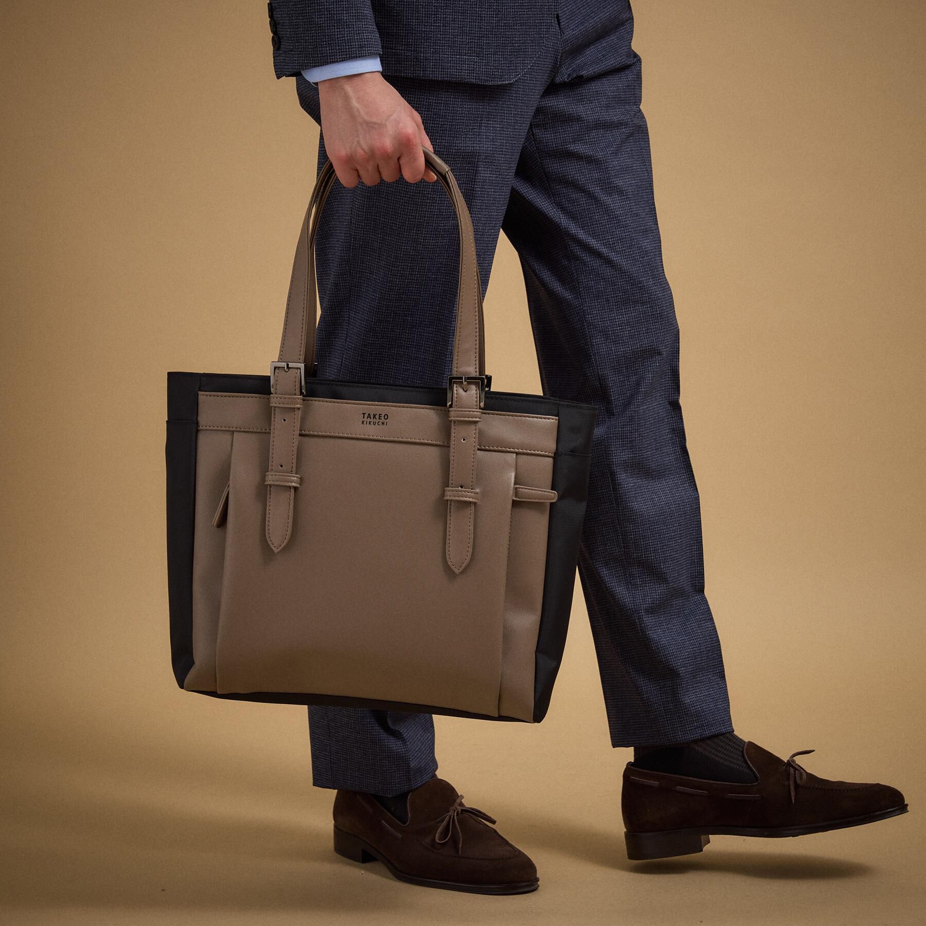 TAKEO KIKUCHI「【Mono Max掲載】CORDLEY（R）スマートブリーフトートバッグ」|トートバッグ|