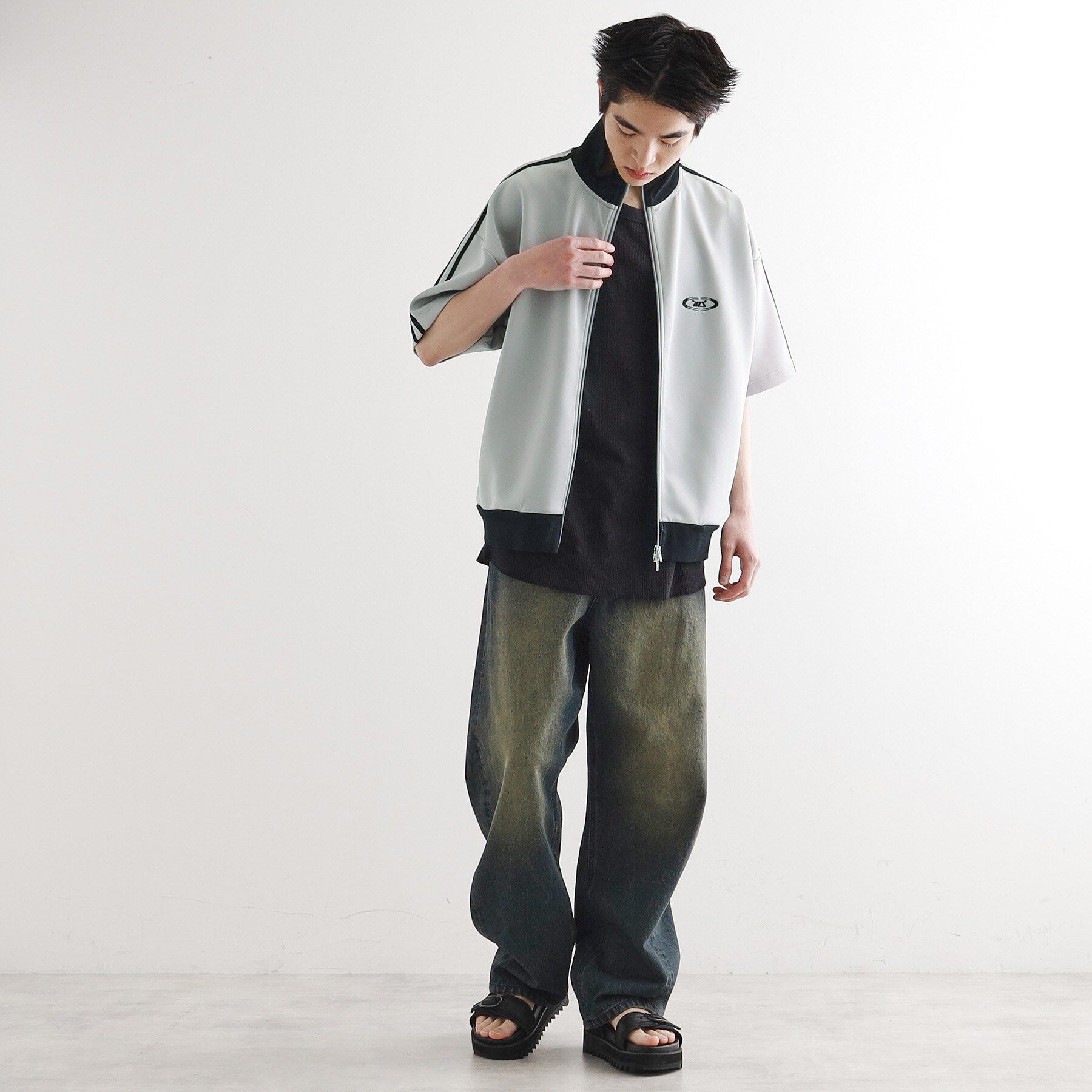 tk.TAKEO KIKUCHI「トラックジャージジャケット」|Tシャツ・カットソー|