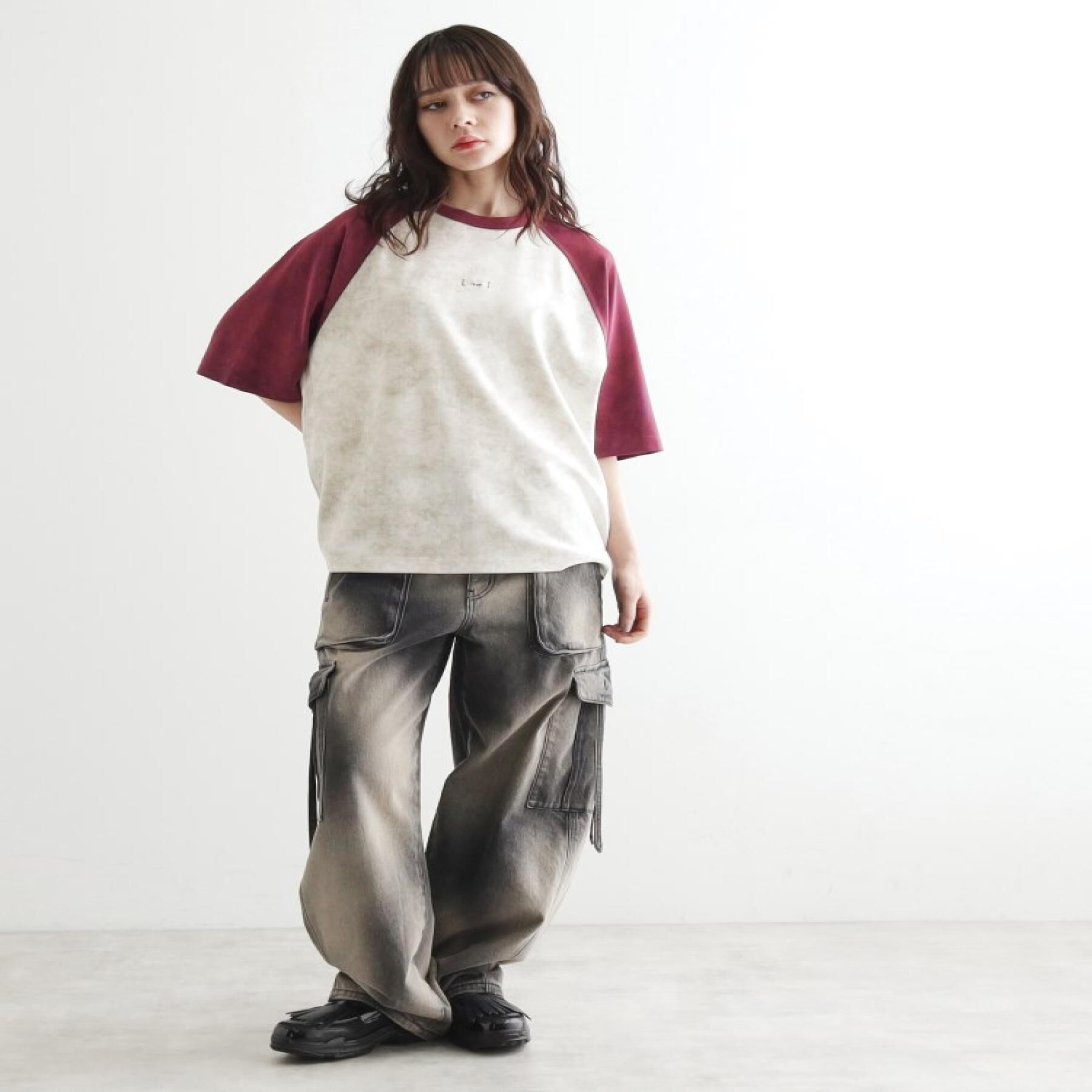 tk.TAKEO KIKUCHI「ヴィンテージライクラグランTシャツ」|Tシャツ・カットソー|