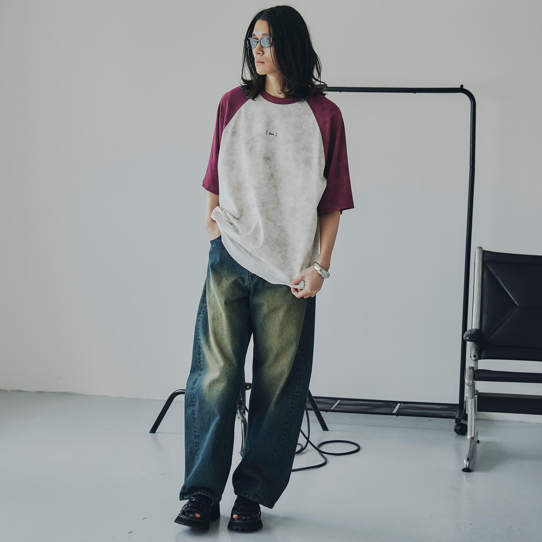 tk.TAKEO KIKUCHI「ヴィンテージライクラグランTシャツ」|Tシャツ・カットソー|