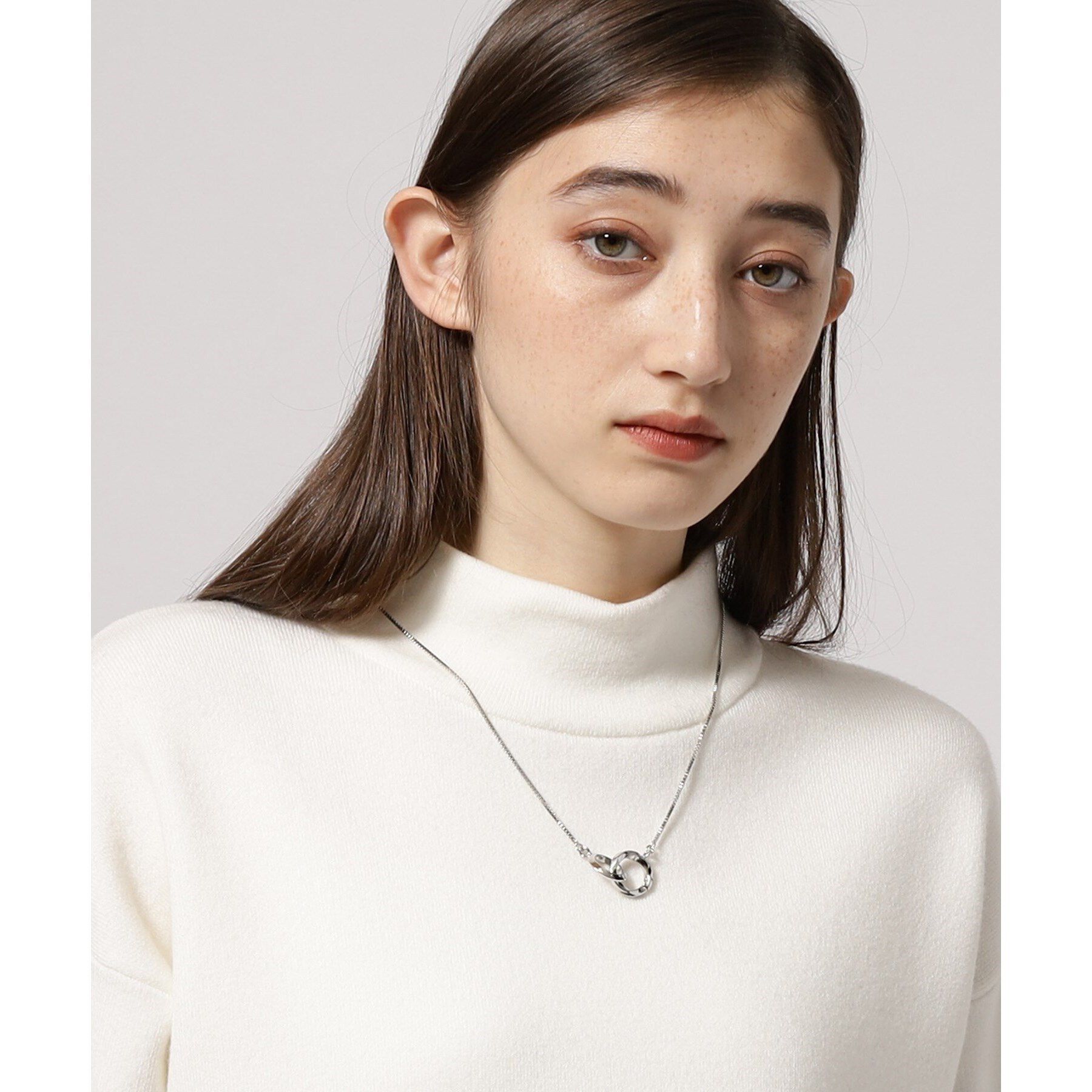 tk.TAKEO KIKUCHI「ダブルリングネックレス」|ネックレス|