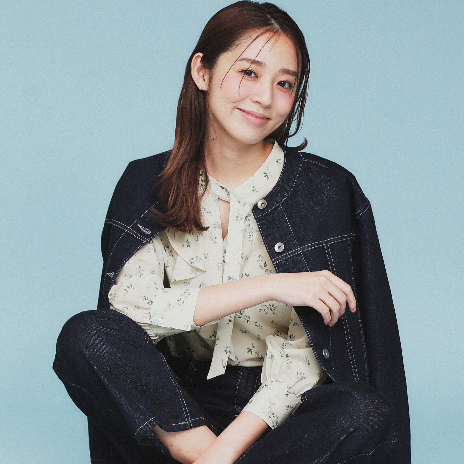 index「フラワーフリルボウタイブラウス【洗濯機洗い可】」|シャツ・ブラウス|