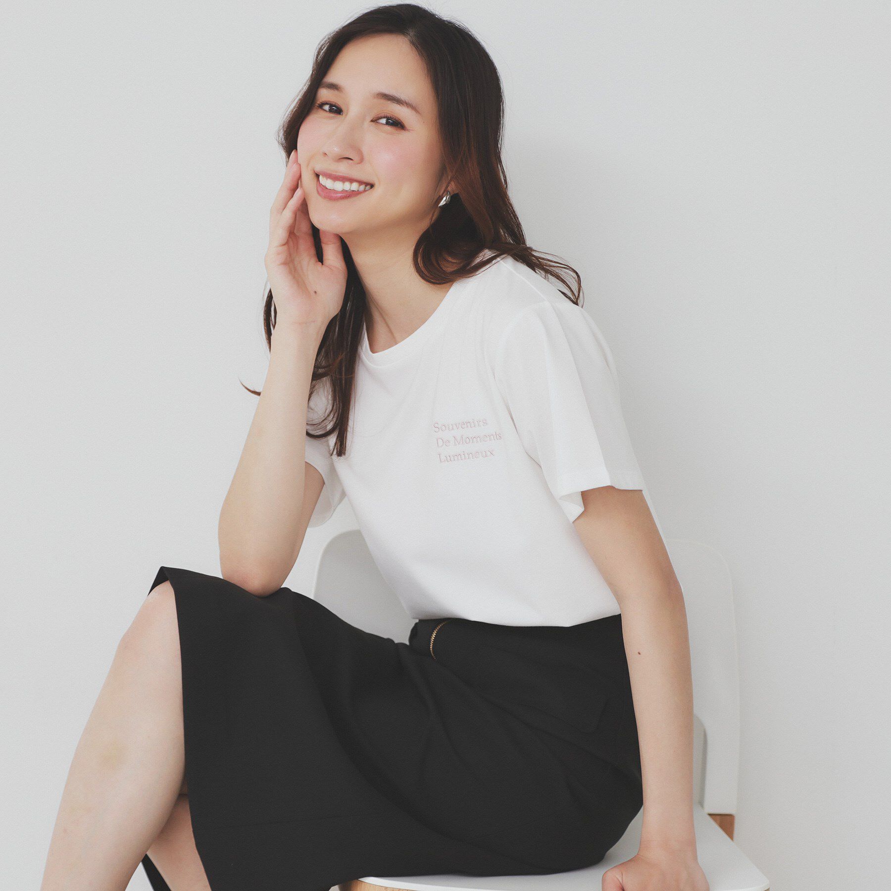 index「ロゴ刺繍Tシャツ【UV/接触冷感/洗濯機洗い可】」|Tシャツ・カットソー|