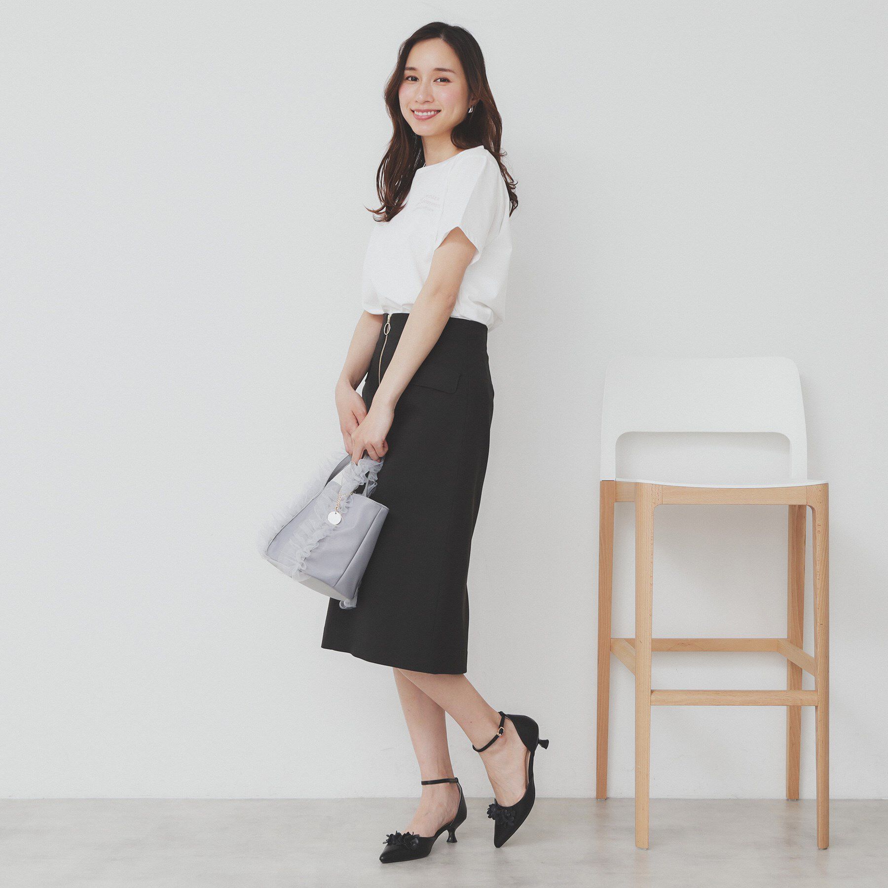 index「ロゴ刺繍Tシャツ【UV/接触冷感/洗濯機洗い可】」|Tシャツ・カットソー|