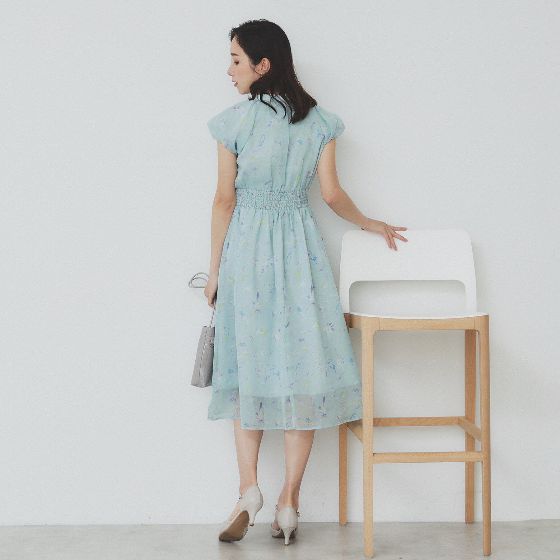 index「シアーフラワーワンピース【洗濯機洗い可】」|ワンピース|