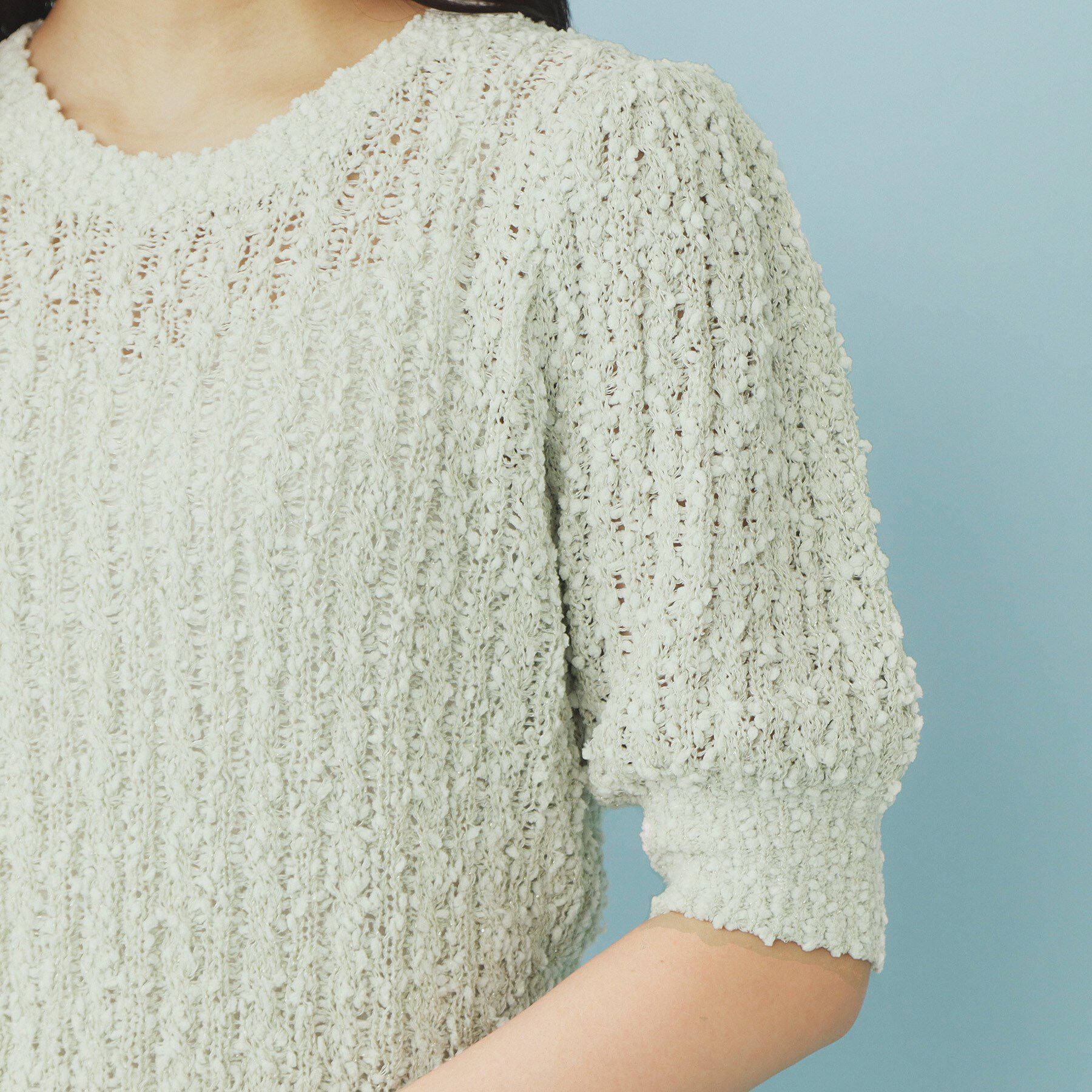 index「ポップコーンラメシアーニット【洗濯機洗い可/抗ピル】」|ニット・セーター|