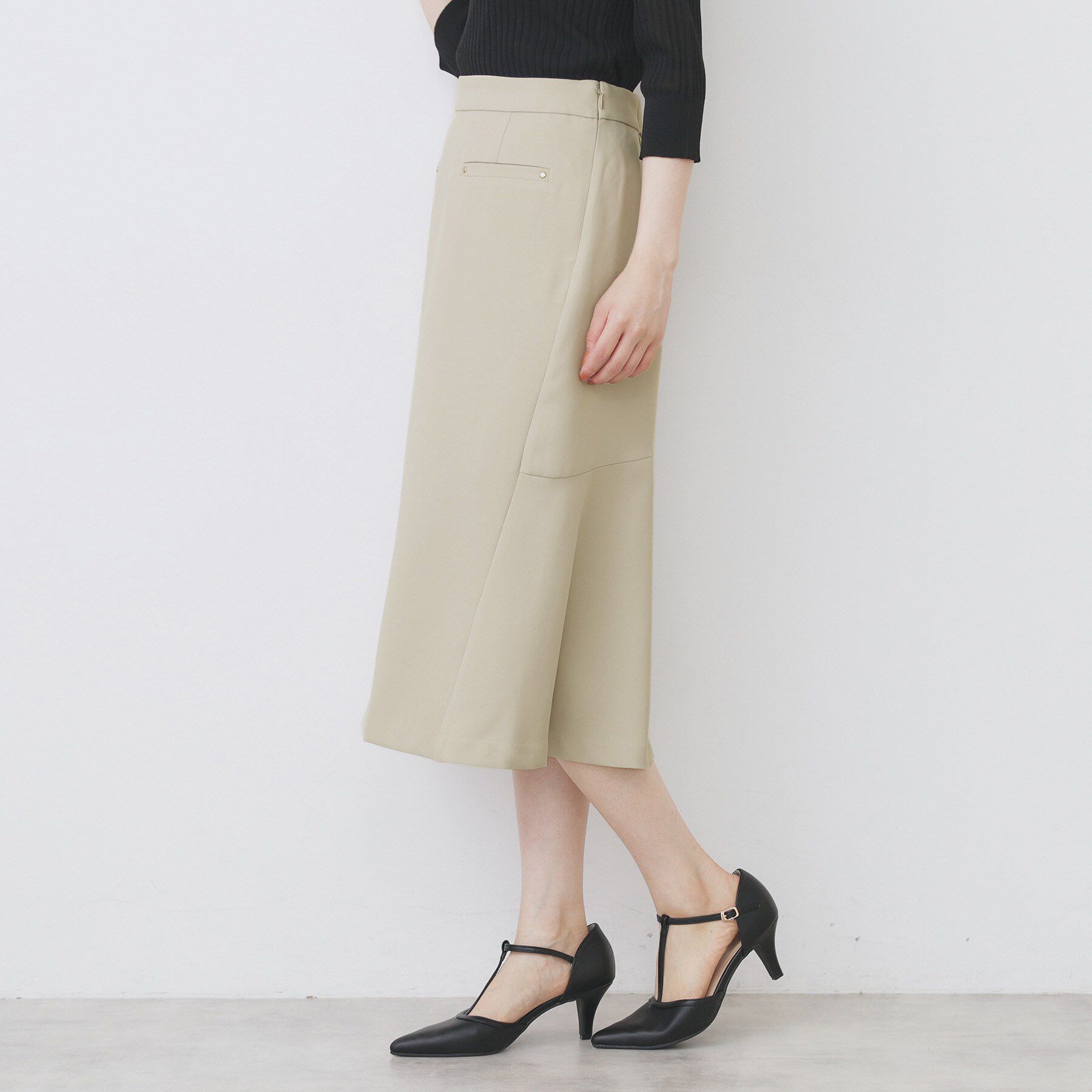 index「バックフレアマーメイドスカート【洗濯機洗い可/イージーアイロン】」|スカート|