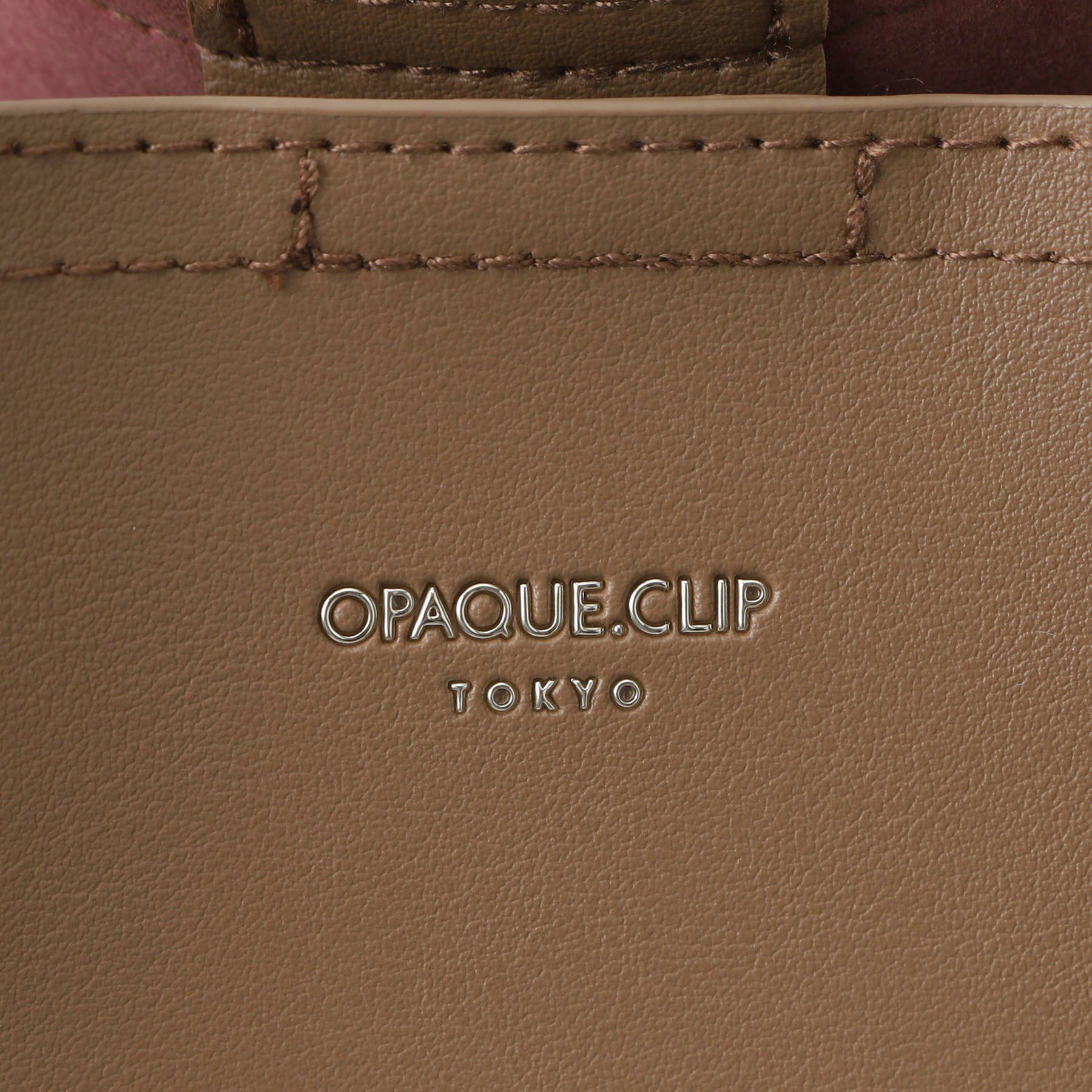 OPAQUE.CLIP「【A4サイズ対応】スカーフ付き裏スエード調合皮トートバッグ」|トートバッグ|