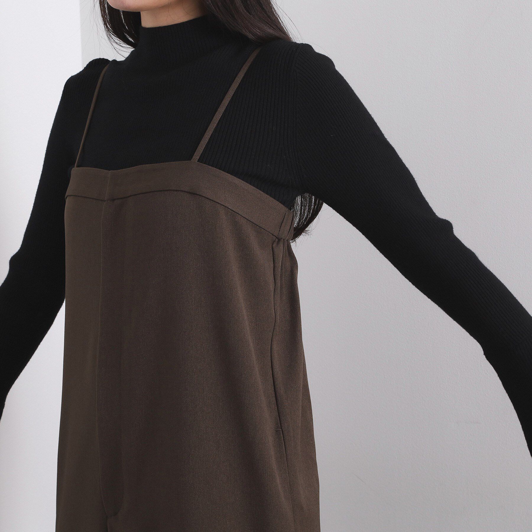 OPAQUE.CLIP「ベアサロペット【洗濯機OK】」|オールインワン|