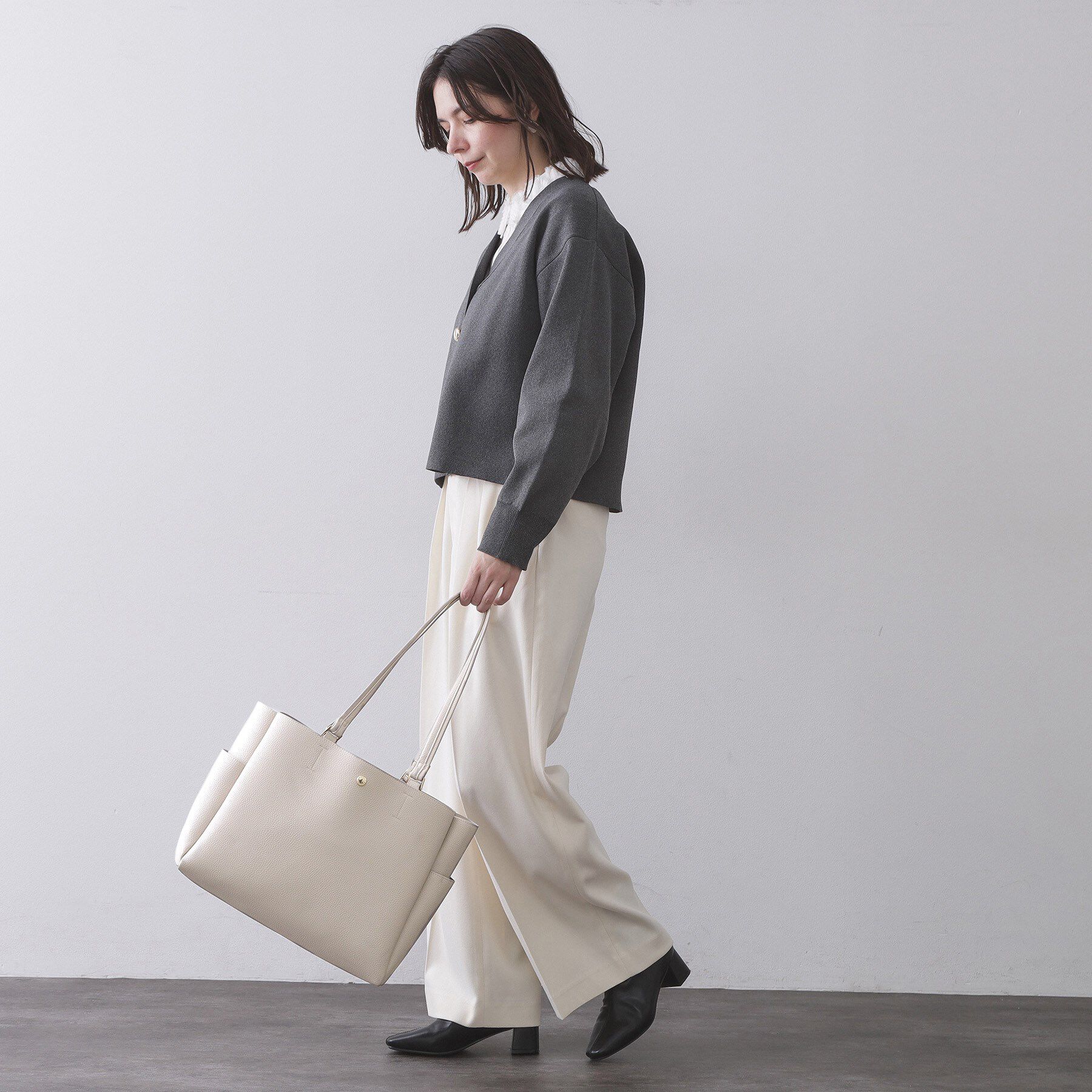 OPAQUE.CLIP「《通勤対応》大容量トートバッグ【人間工学/軽量/A4/2WAY】」|トートバッグ|