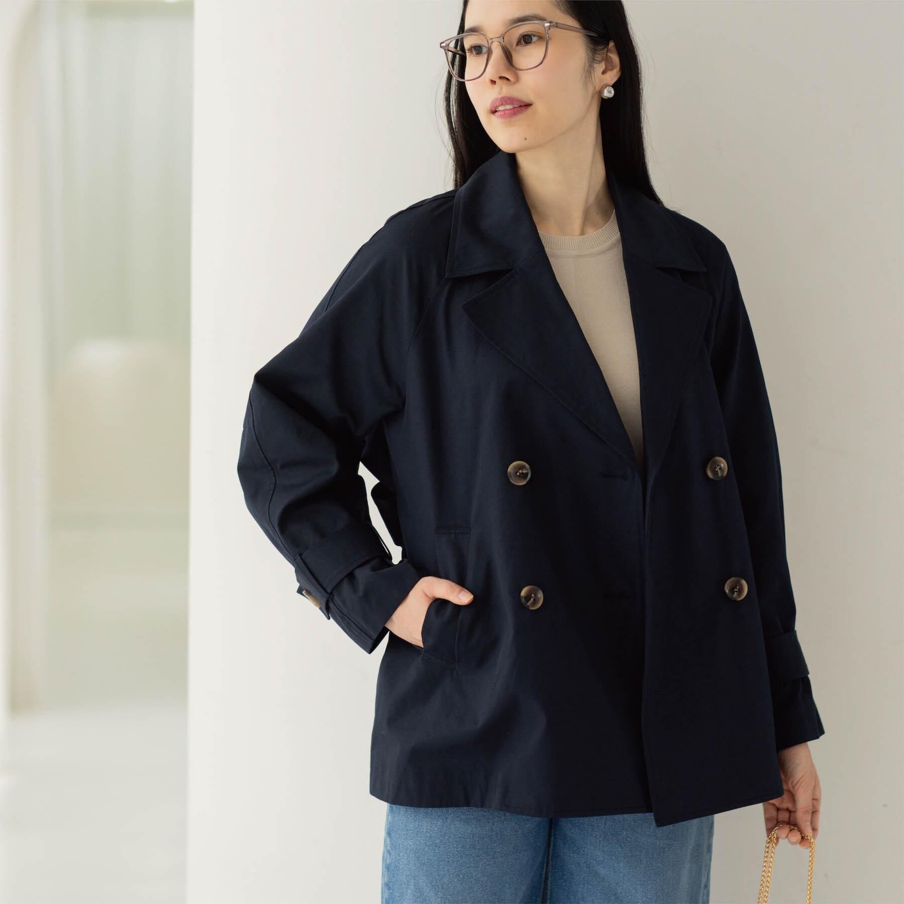 OPAQUE.CLIP「ミドルトレンチコート【洗濯機OK】」|トレンチコート|