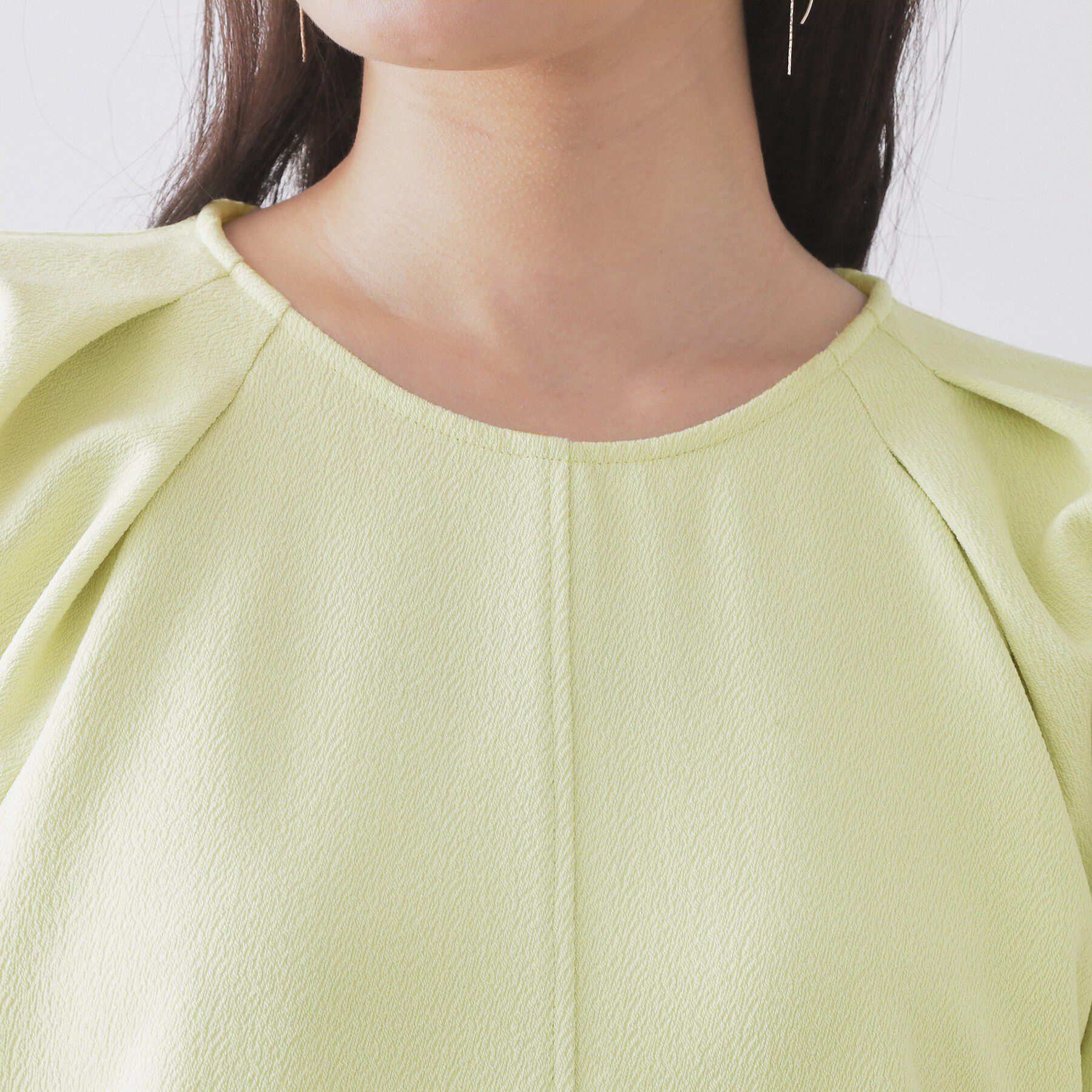 OPAQUE.CLIP「タックデザインAラインワンピース【洗濯機OK】」|ワンピース|