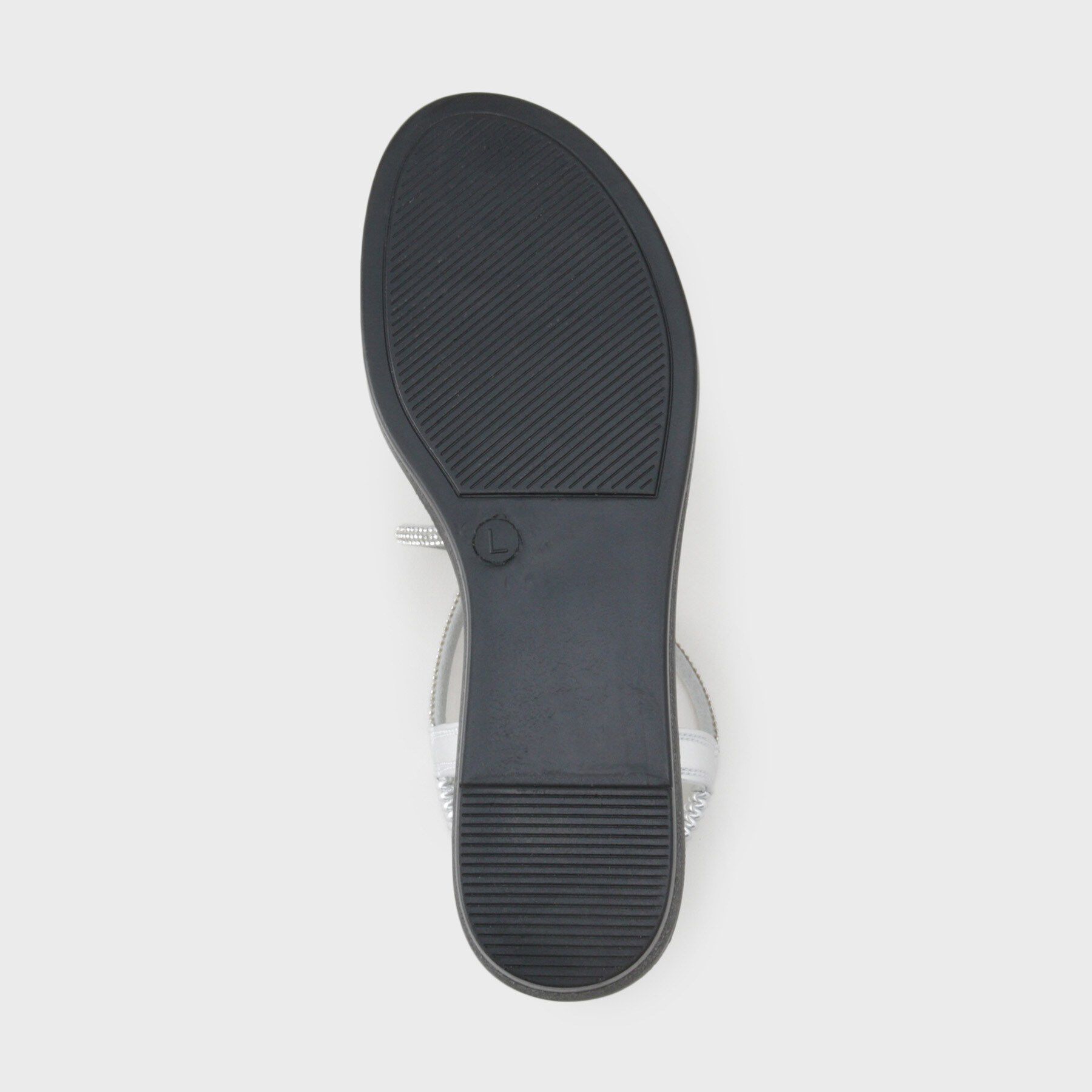 OPAQUE.CLIP「ビジュー細ストラップサンダル」|サンダル|