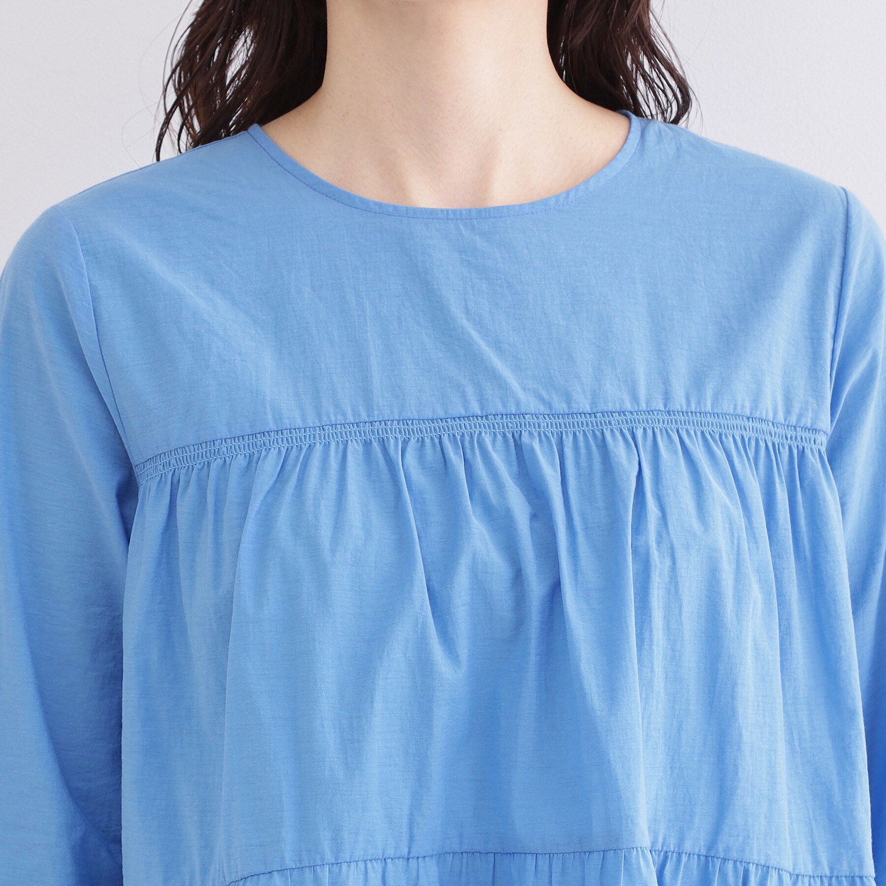 OPAQUE.CLIP「ティアードミニワンピース【洗濯機OK】」|ワンピース|