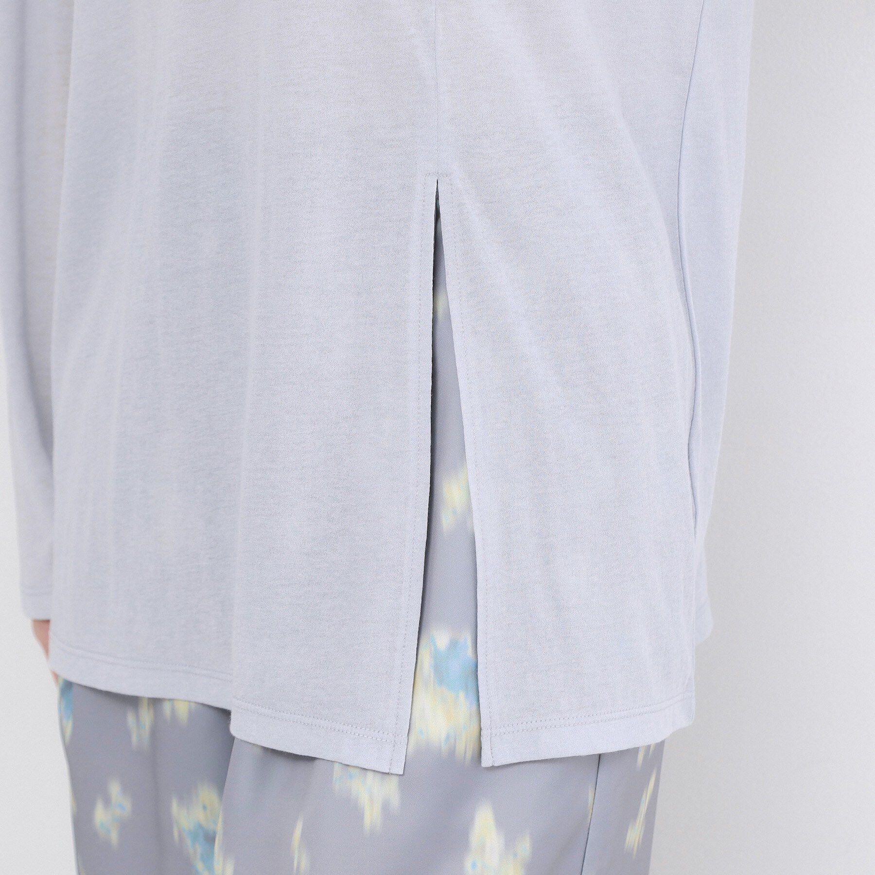 OPAQUE.CLIP「シアースリットカットソー【洗濯機OK】」|Tシャツ・カットソー|