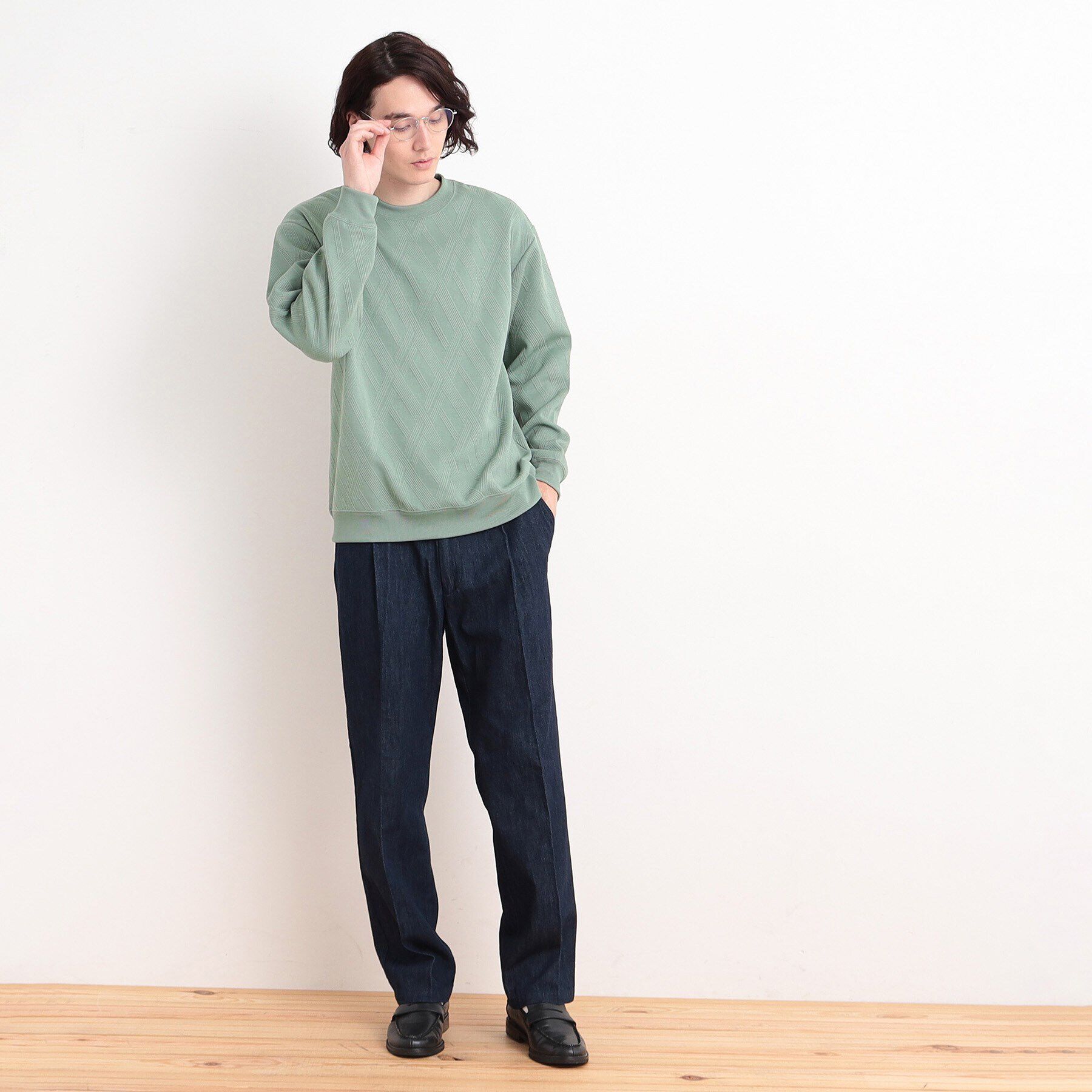 THE SHOP TK「リンクススウェットプルオーバー」|パーカー|