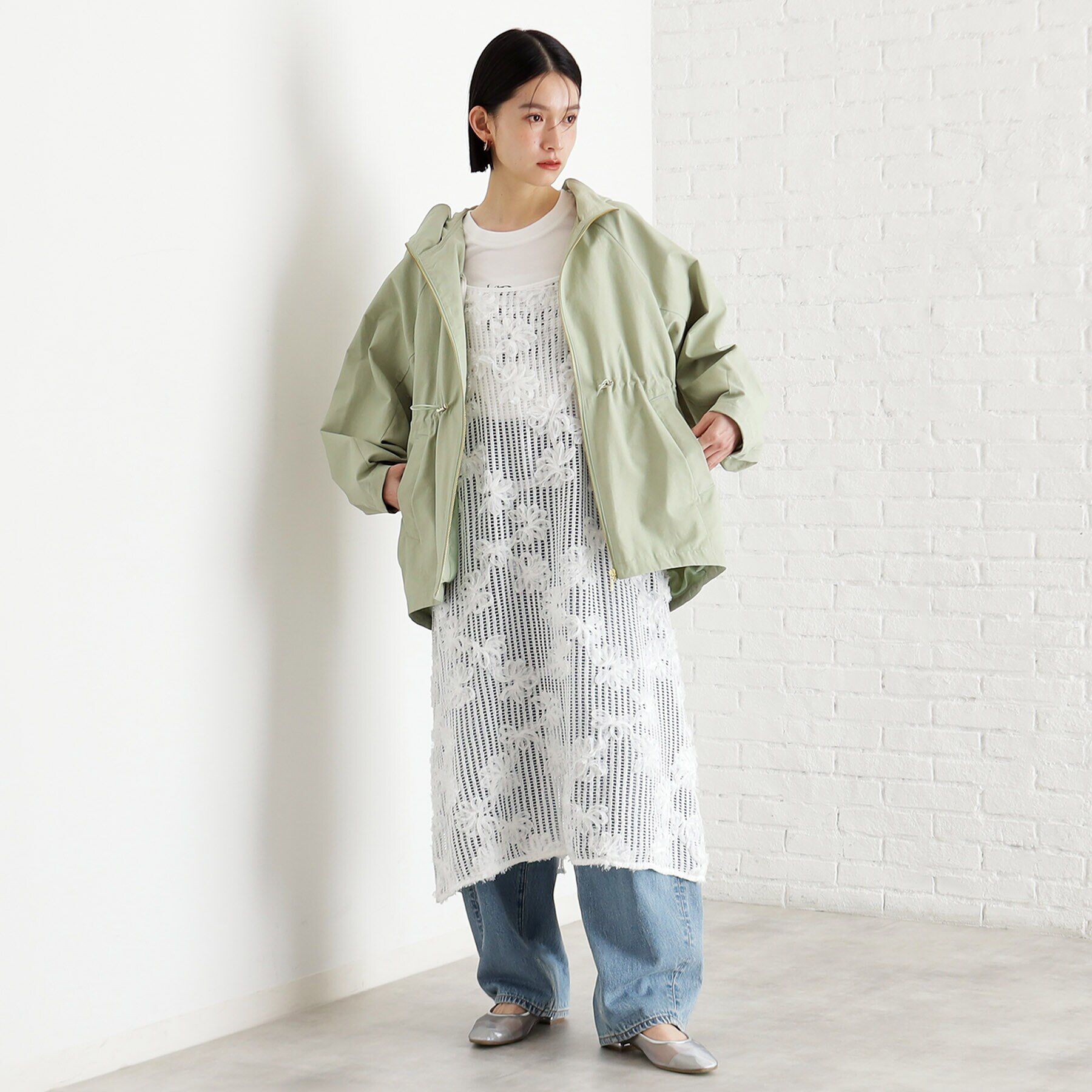 THE SHOP TK「【撥水】ウエストドロストマウンテンパーカ」|ブルゾン・スタジャン|