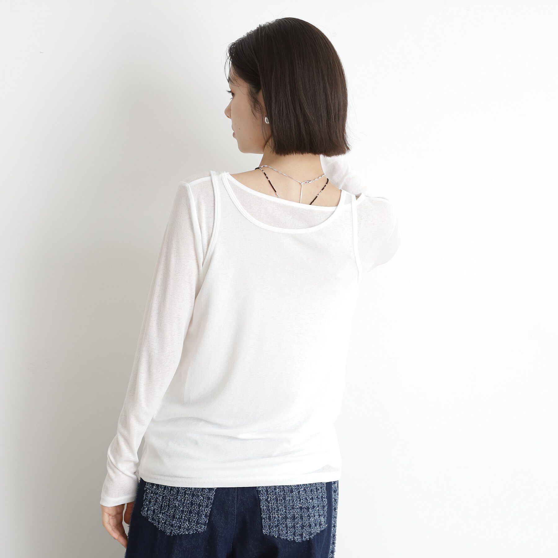 THE SHOP TK「シアーフライスレイヤード　【セットアイテム】」|Tシャツ・カットソー|