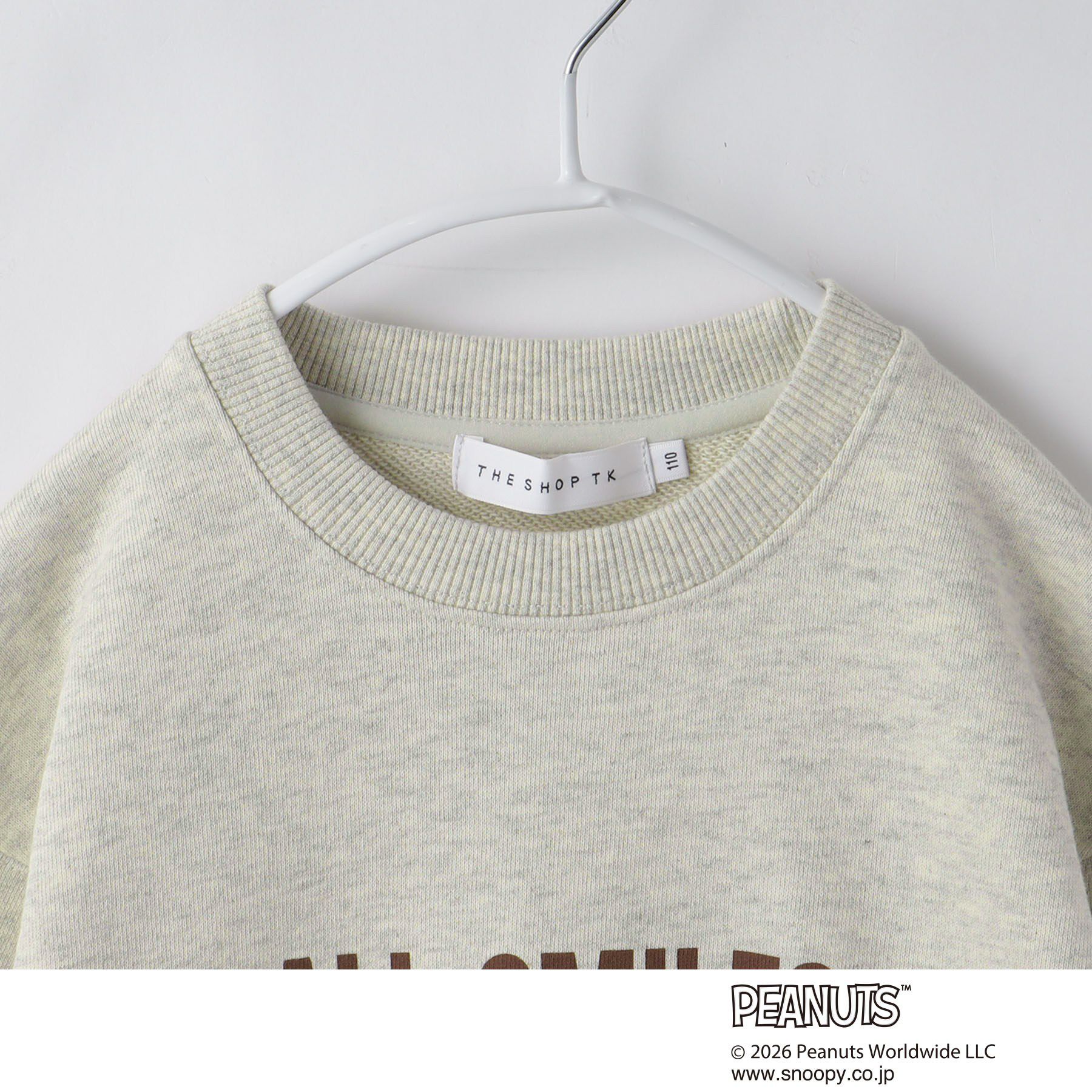 THE SHOP TK「【110－160】PEANUTS ／ ピーナッツ スヌーピーミニ裏毛スウェット」|その他|
