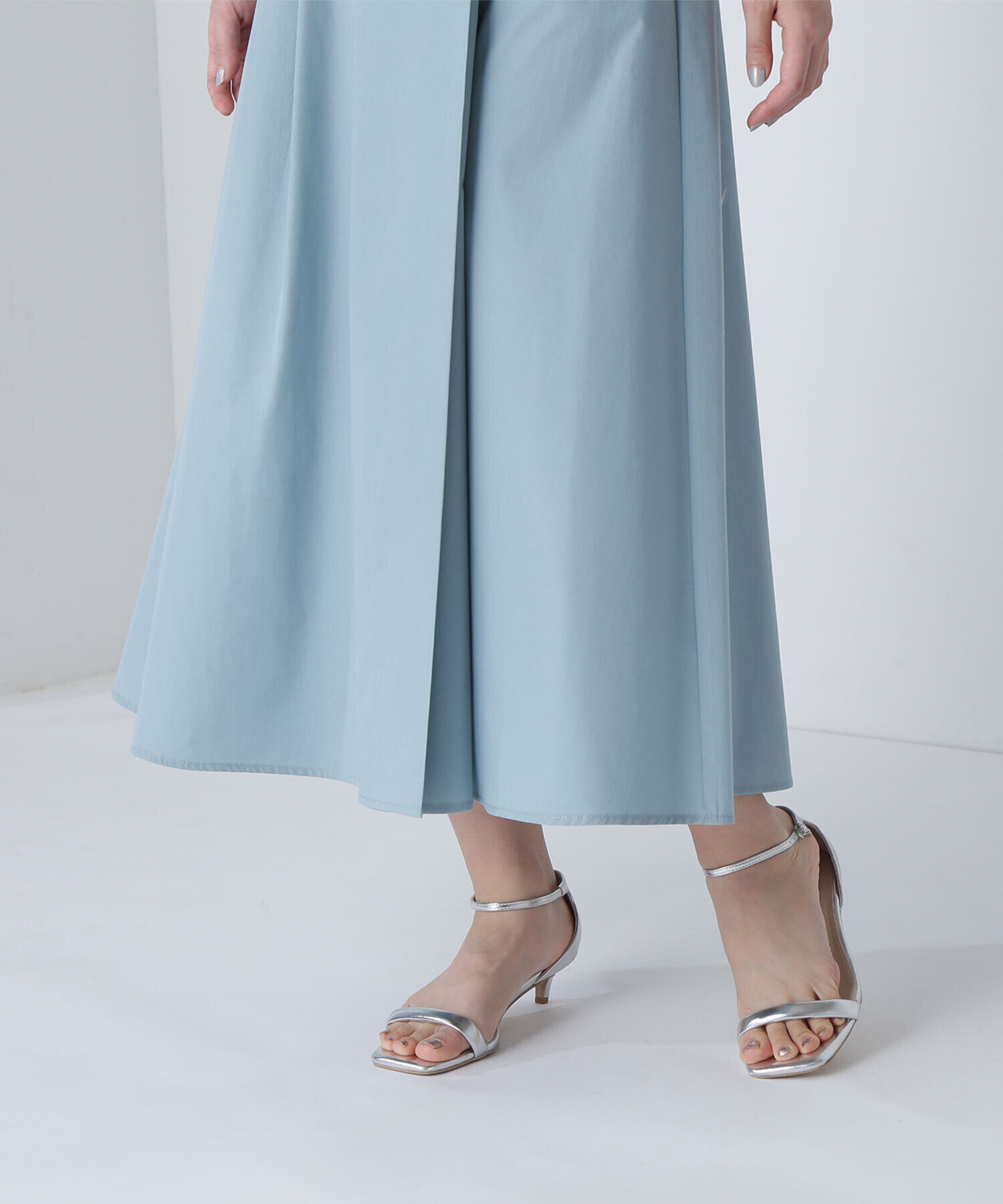  「スキッパーフォルムシャツワンピース」|ワンピース|