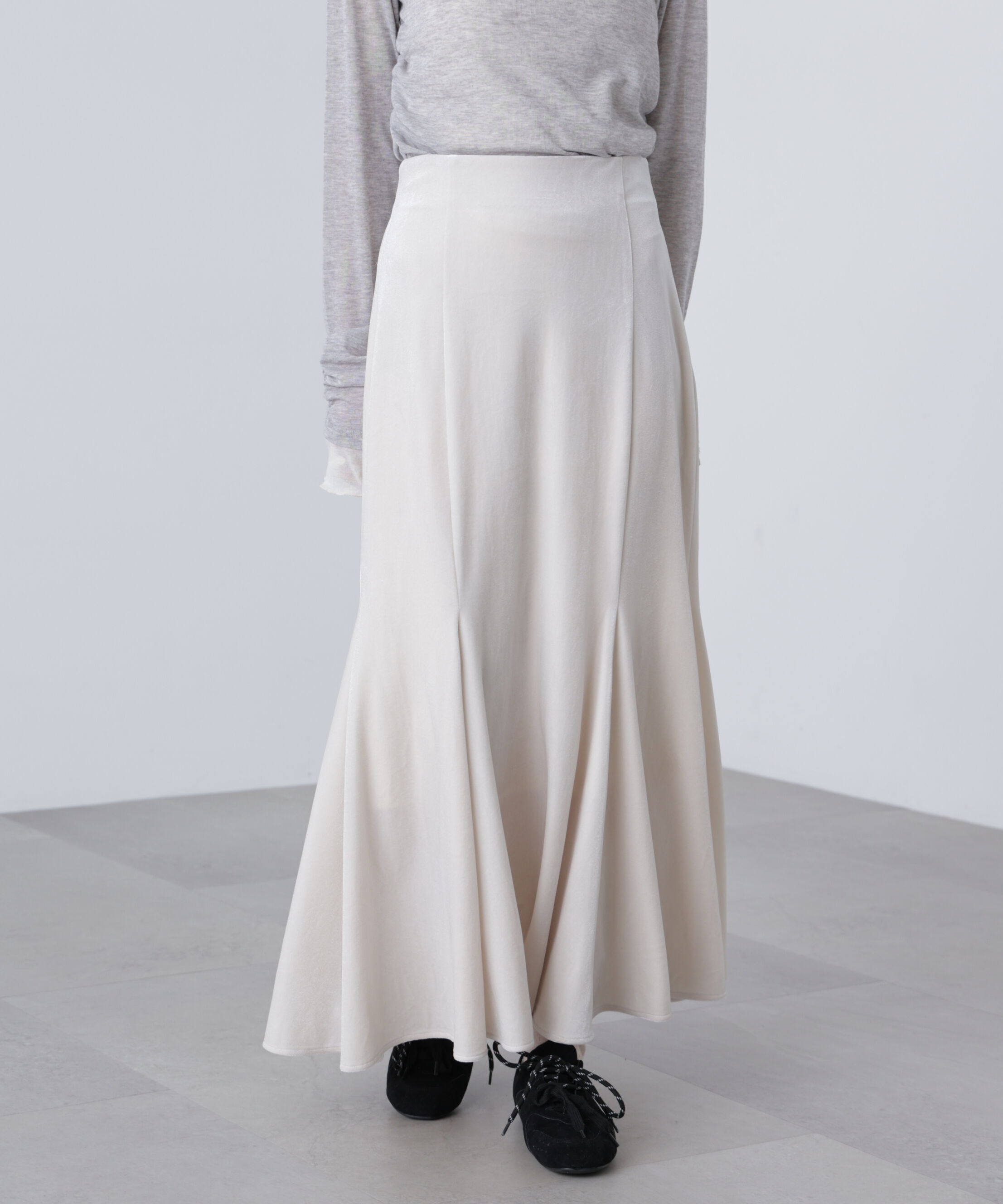  「ベロアマーメイドスカート」|スカート|