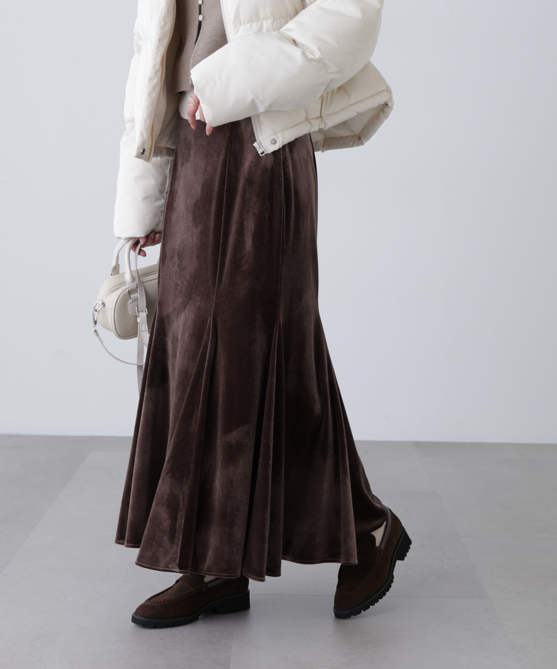  「ベロアマーメイドスカート」|スカート|