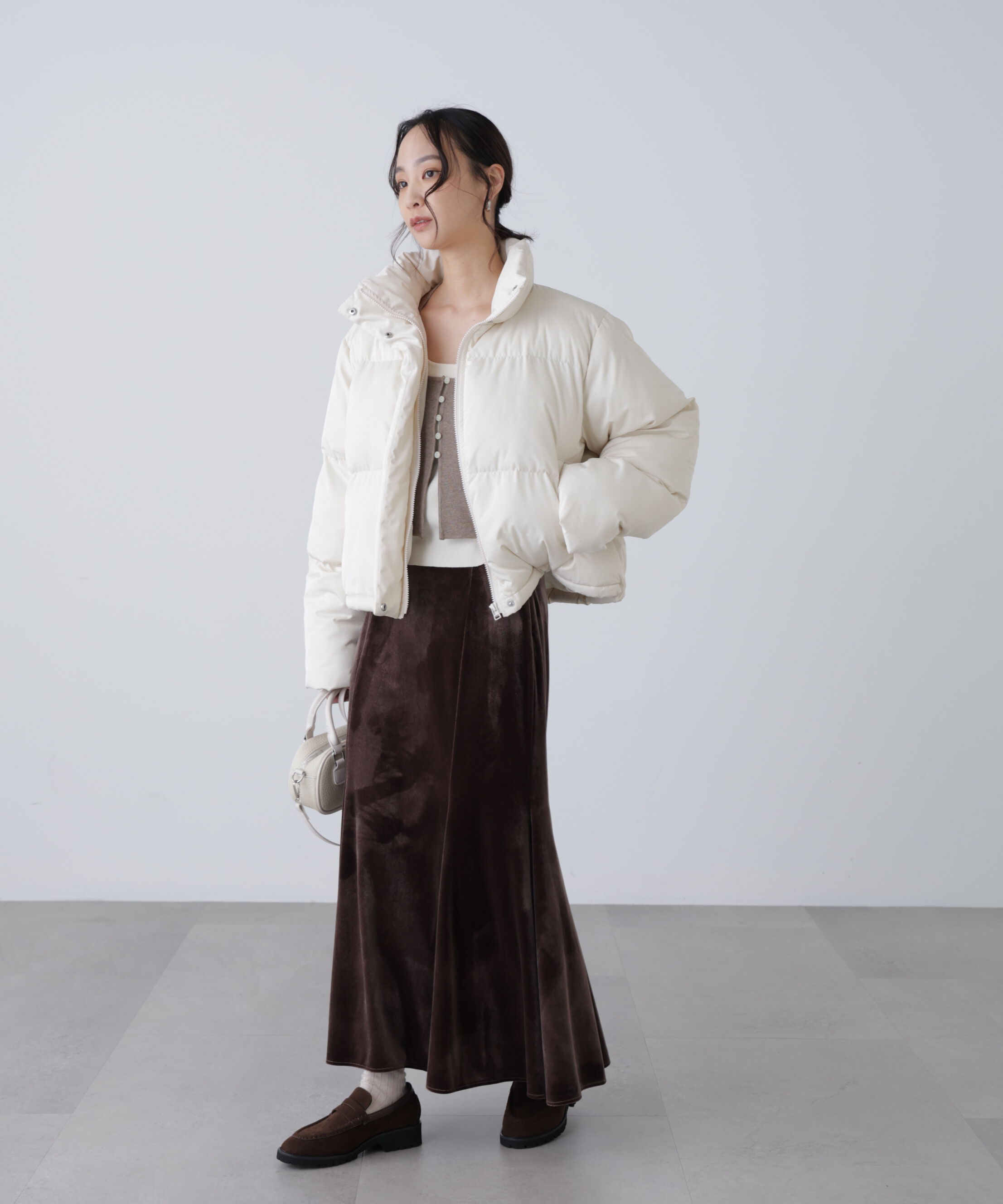  「ベロアマーメイドスカート」|スカート|