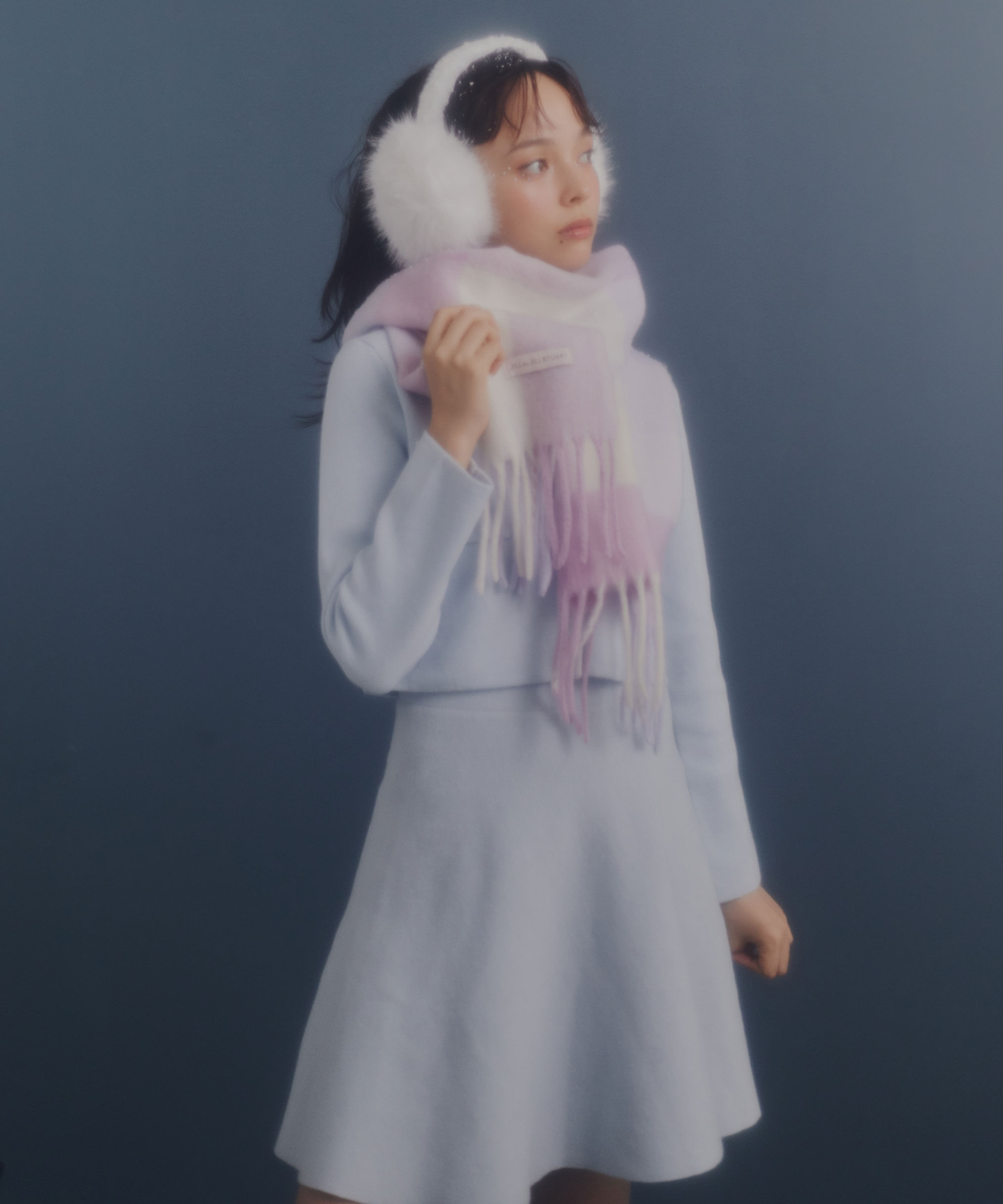  「ブロックチェックストール」|バンダナ・スカーフ|