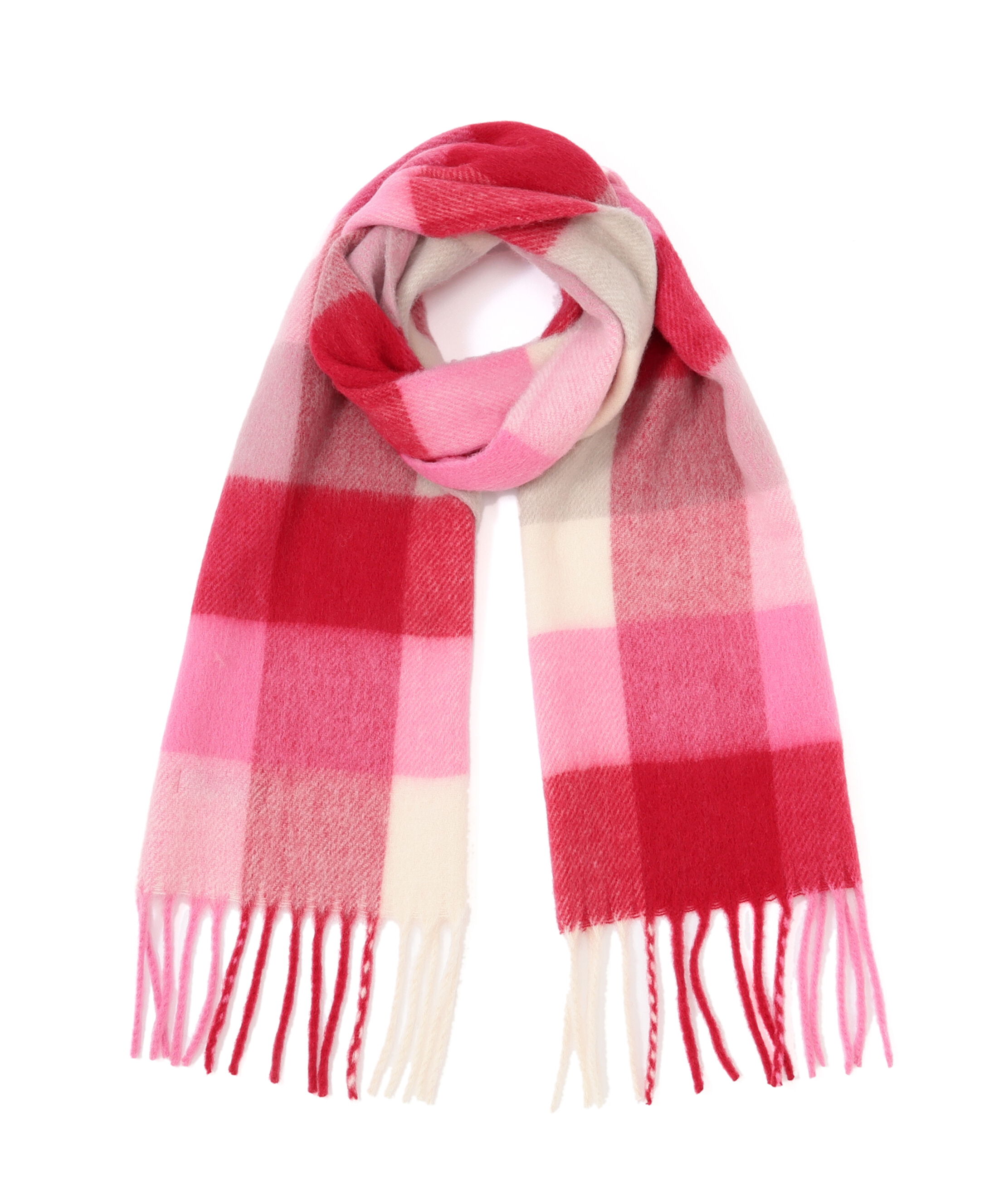  「ブロックチェックストール」|バンダナ・スカーフ|