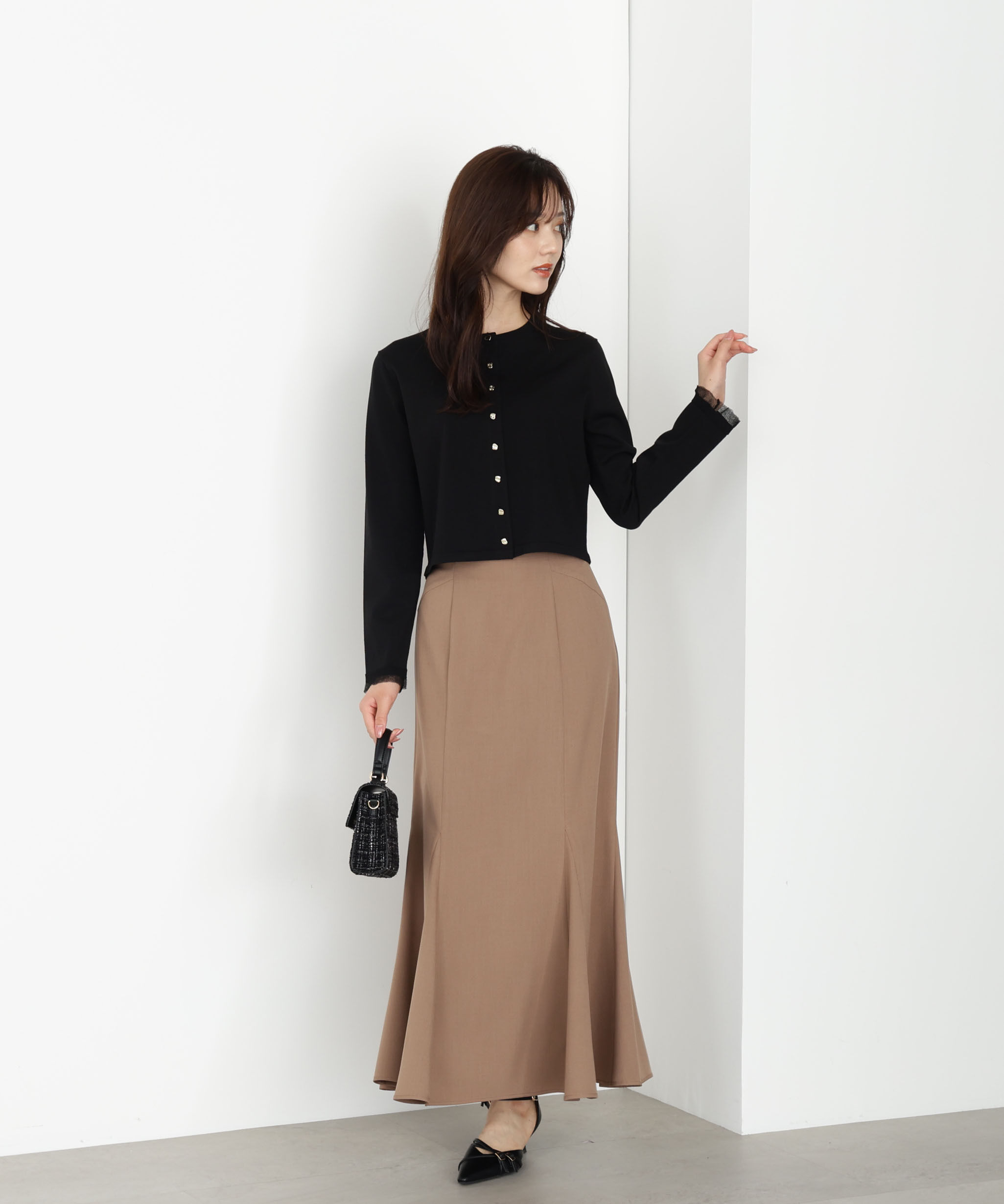 PROPORTION BODY DRESSING「バックレースアップマーメイドスカート 25AW」|スカート|