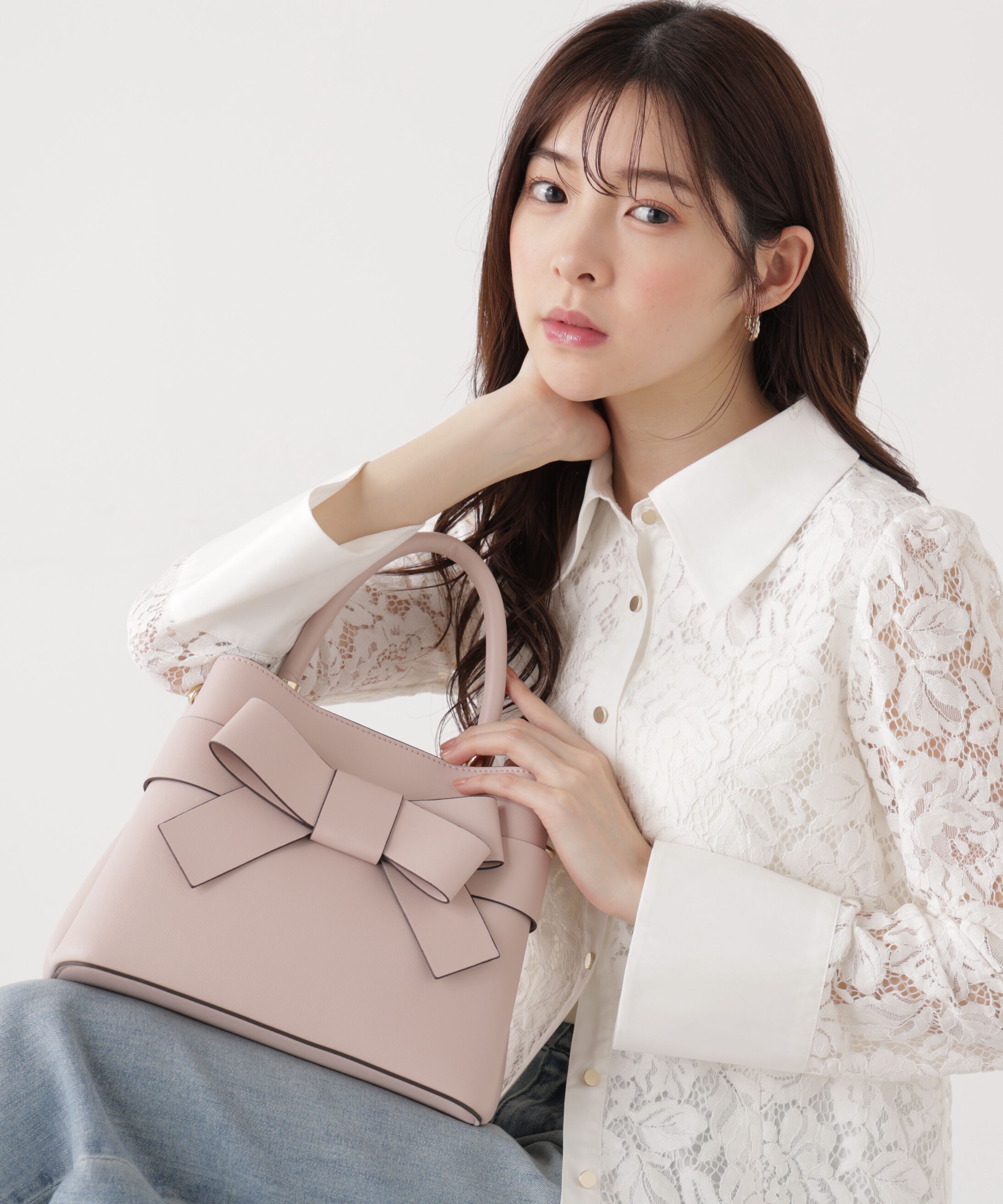 PROPORTION BODY DRESSING「フロントリボンバッグ　26SS」|その他|ピンク