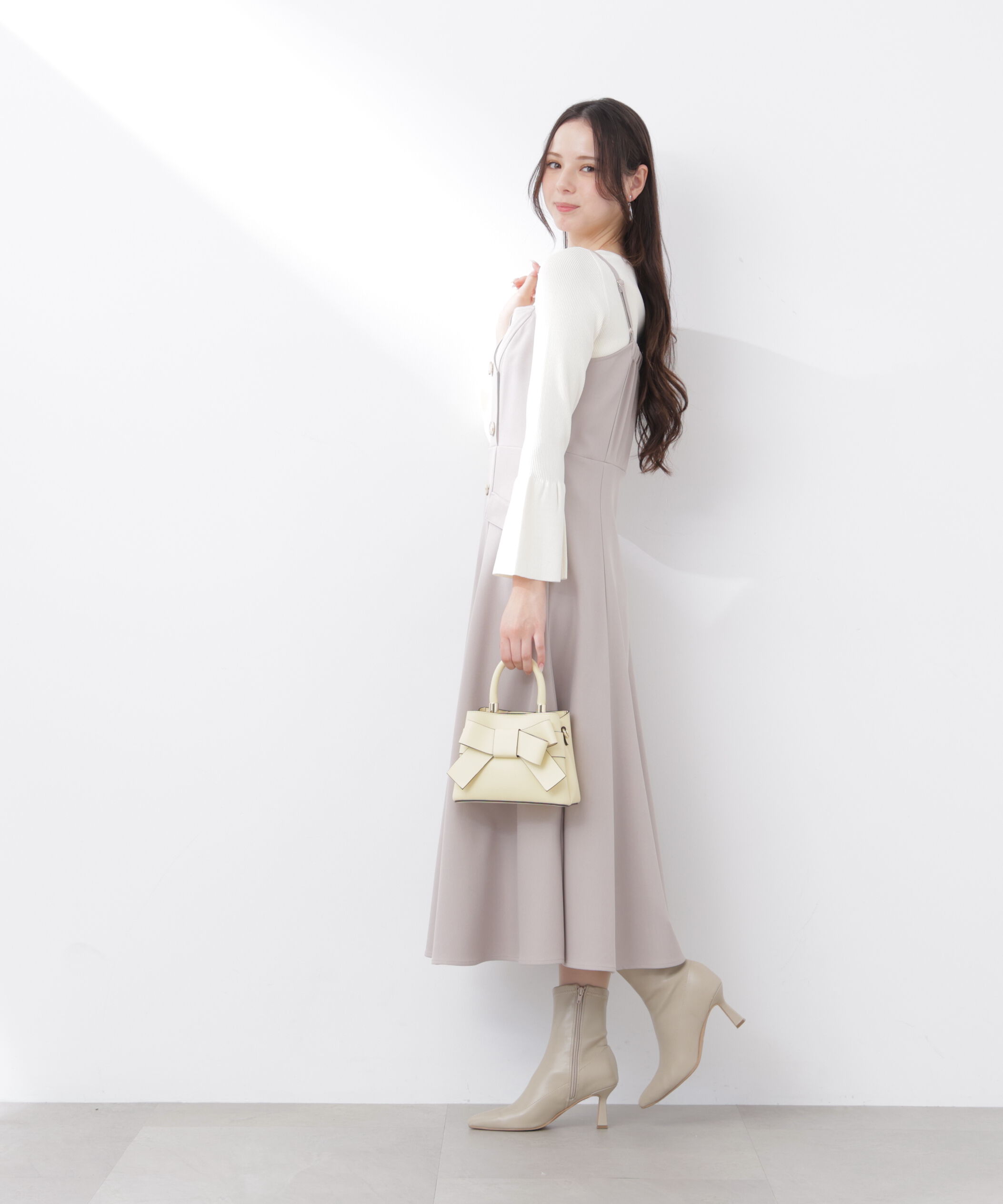 PROPORTION BODY DRESSING「フォルムスリーブニット　26SS」|ニット・セーター|