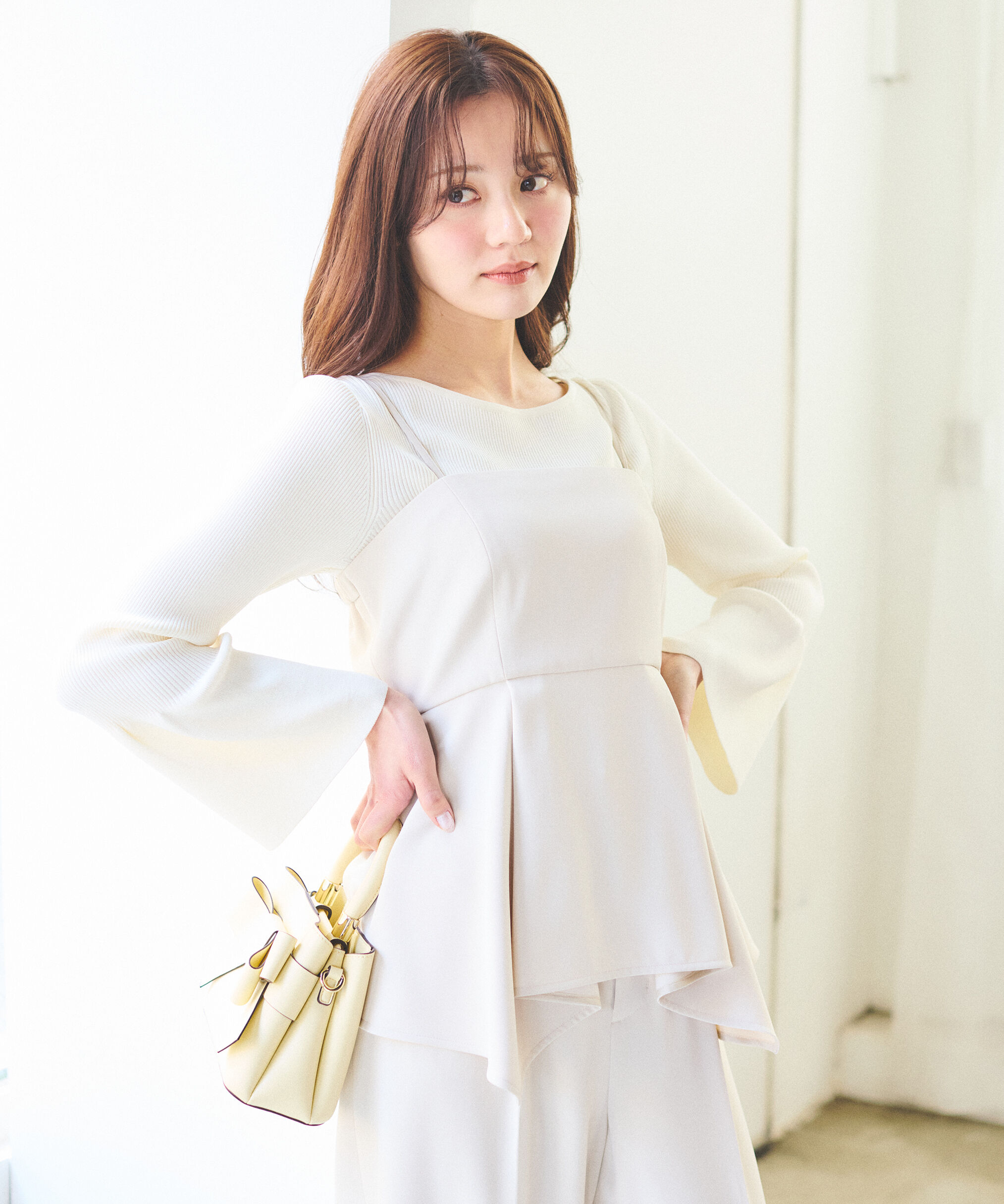 PROPORTION BODY DRESSING「フォルムスリーブニット　26SS」|ニット・セーター|