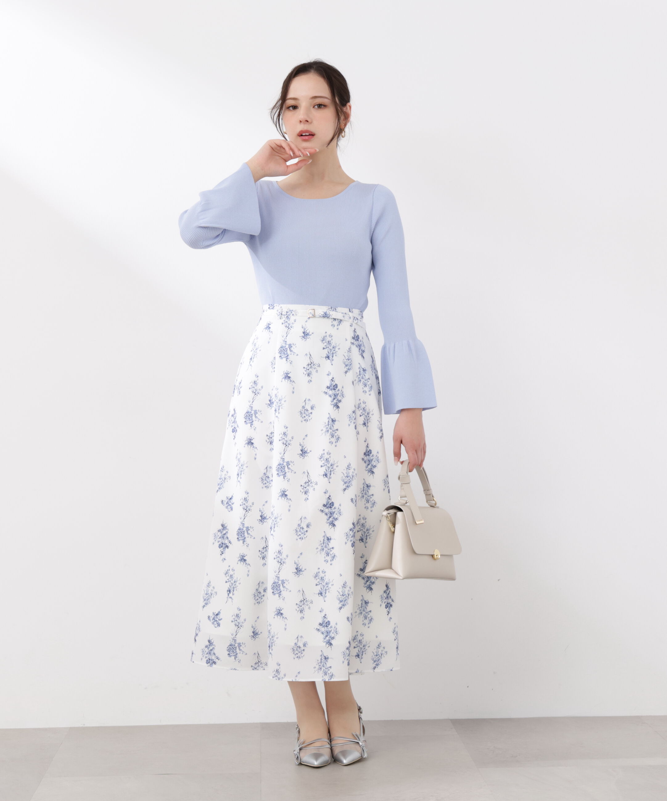 PROPORTION BODY DRESSING「フォルムスリーブニット　26SS」|ニット・セーター|