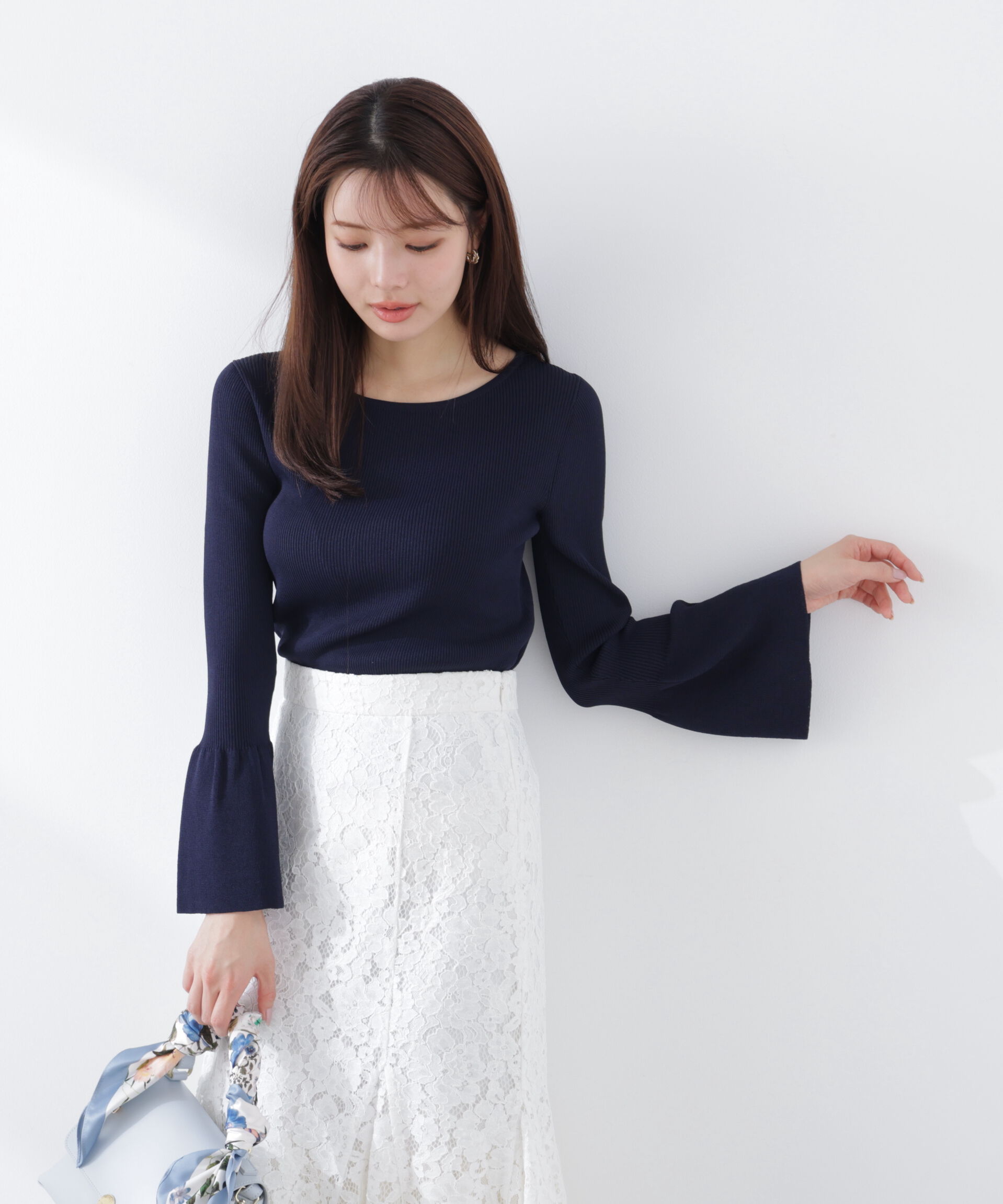 PROPORTION BODY DRESSING「フォルムスリーブニット　26SS」|ニット・セーター|