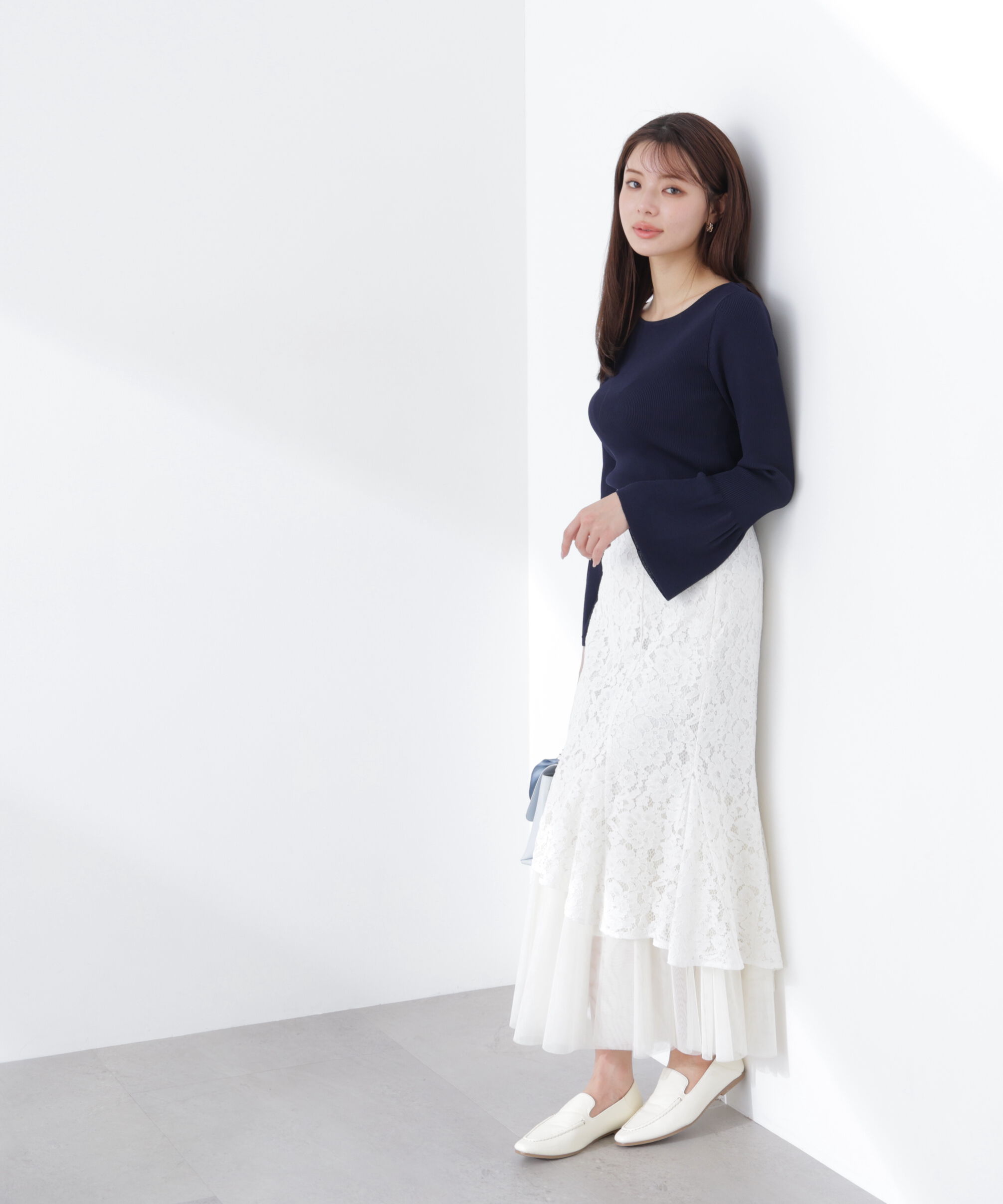 PROPORTION BODY DRESSING「フォルムスリーブニット　26SS」|ニット・セーター|