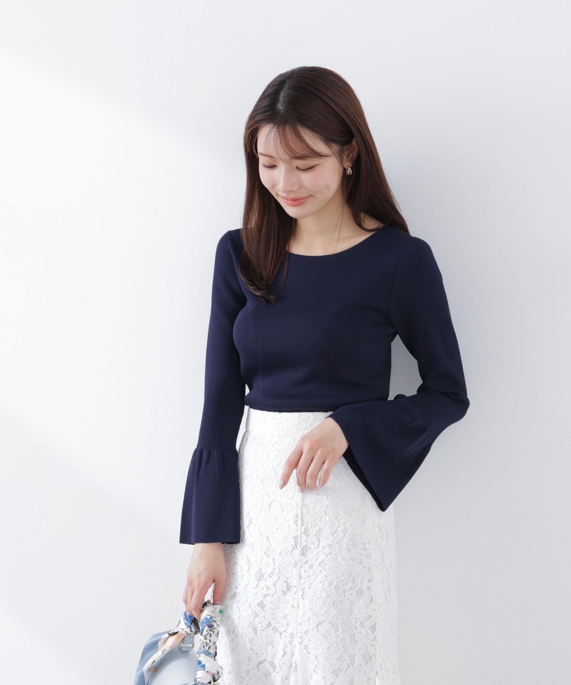 PROPORTION BODY DRESSING「フォルムスリーブニット　26SS」|ニット・セーター|