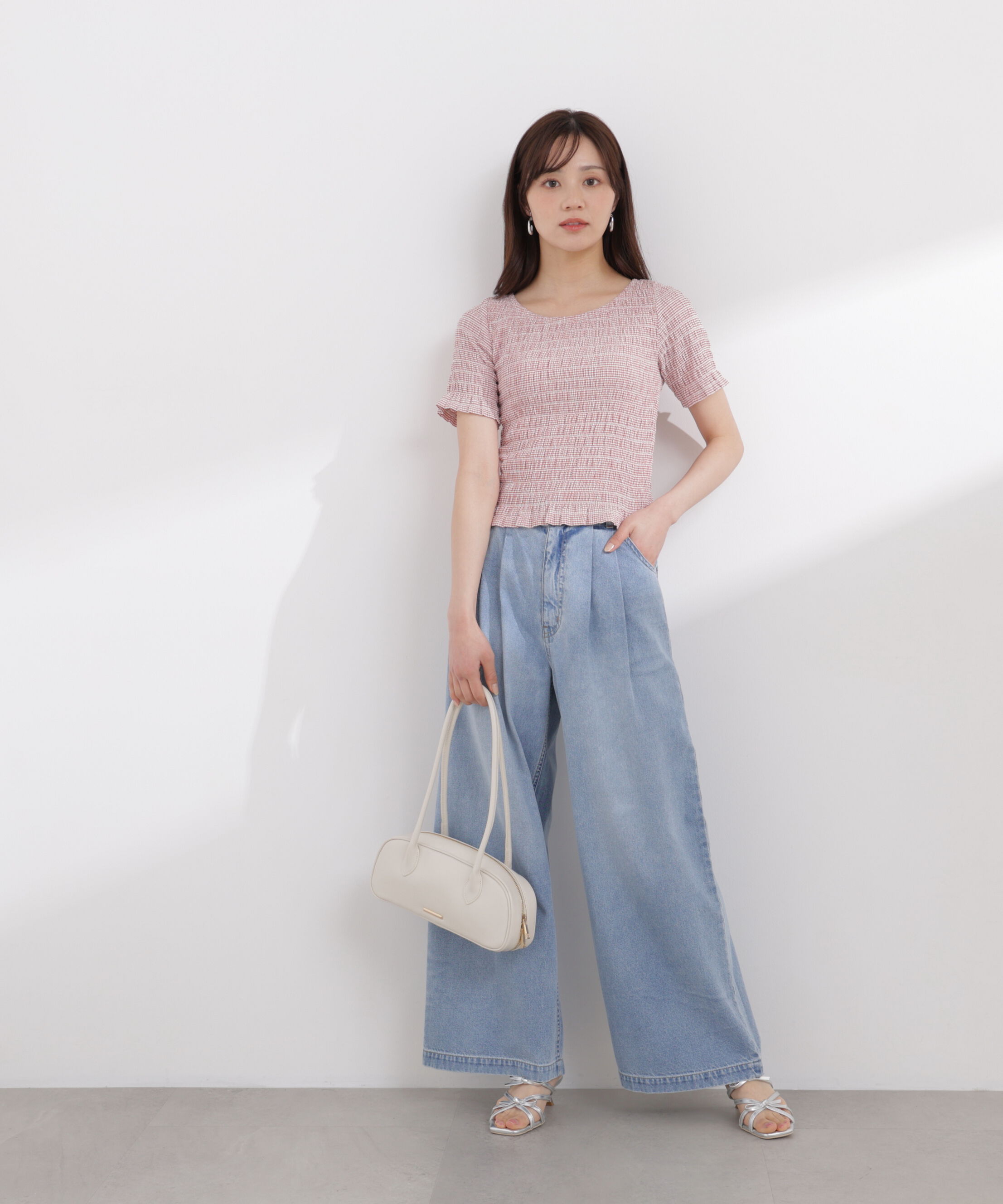 PROPORTION BODY DRESSING「〈a/mie〉ハイウエストタックバギーパンツ 26SS」|その他|