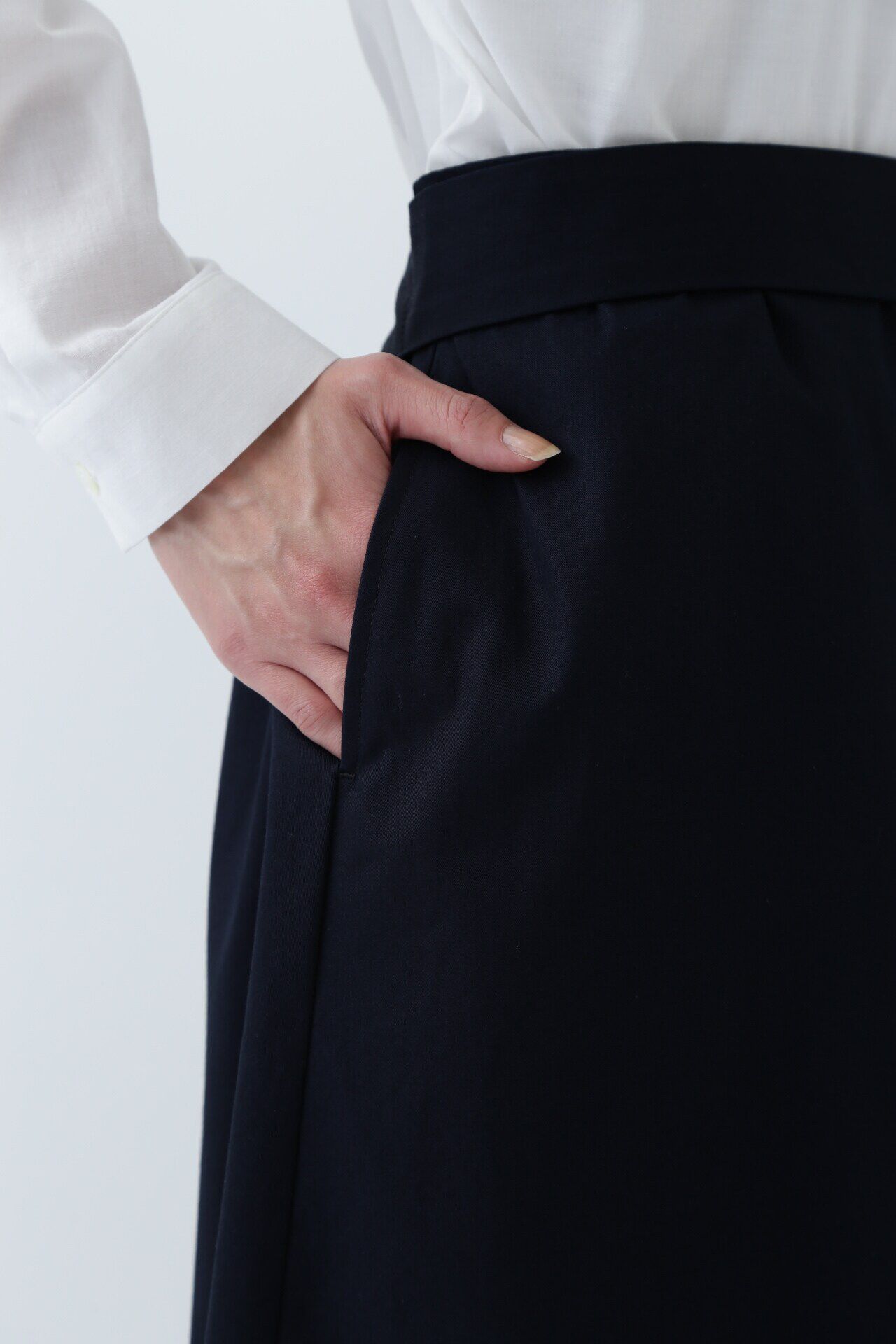  「◆ベルト付き巻きスカート」|スカート|