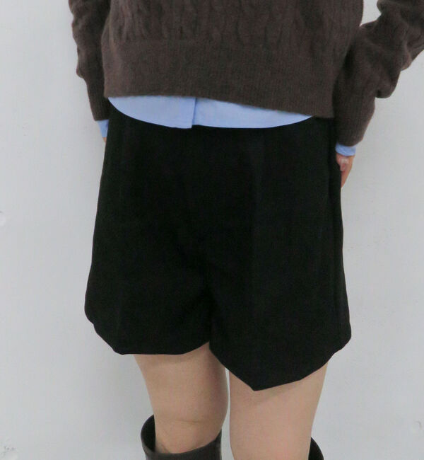 archives「ベルト付ツイードショートパンツ」|その他|BLACK